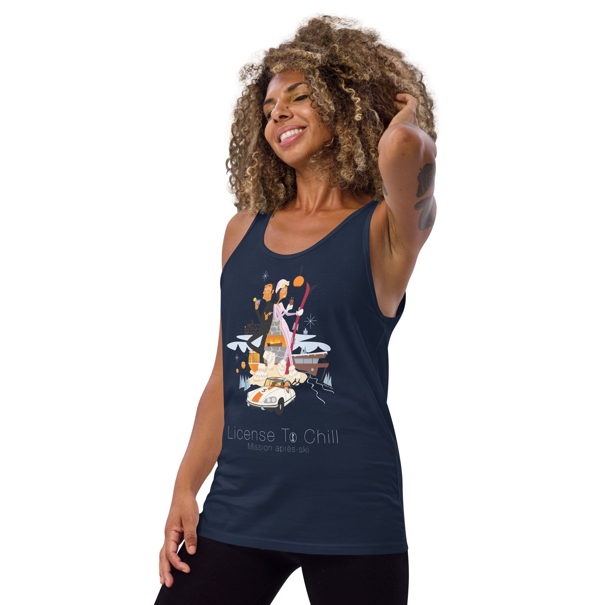 Unisex Tank Top License To Chill Mission Après-Ski