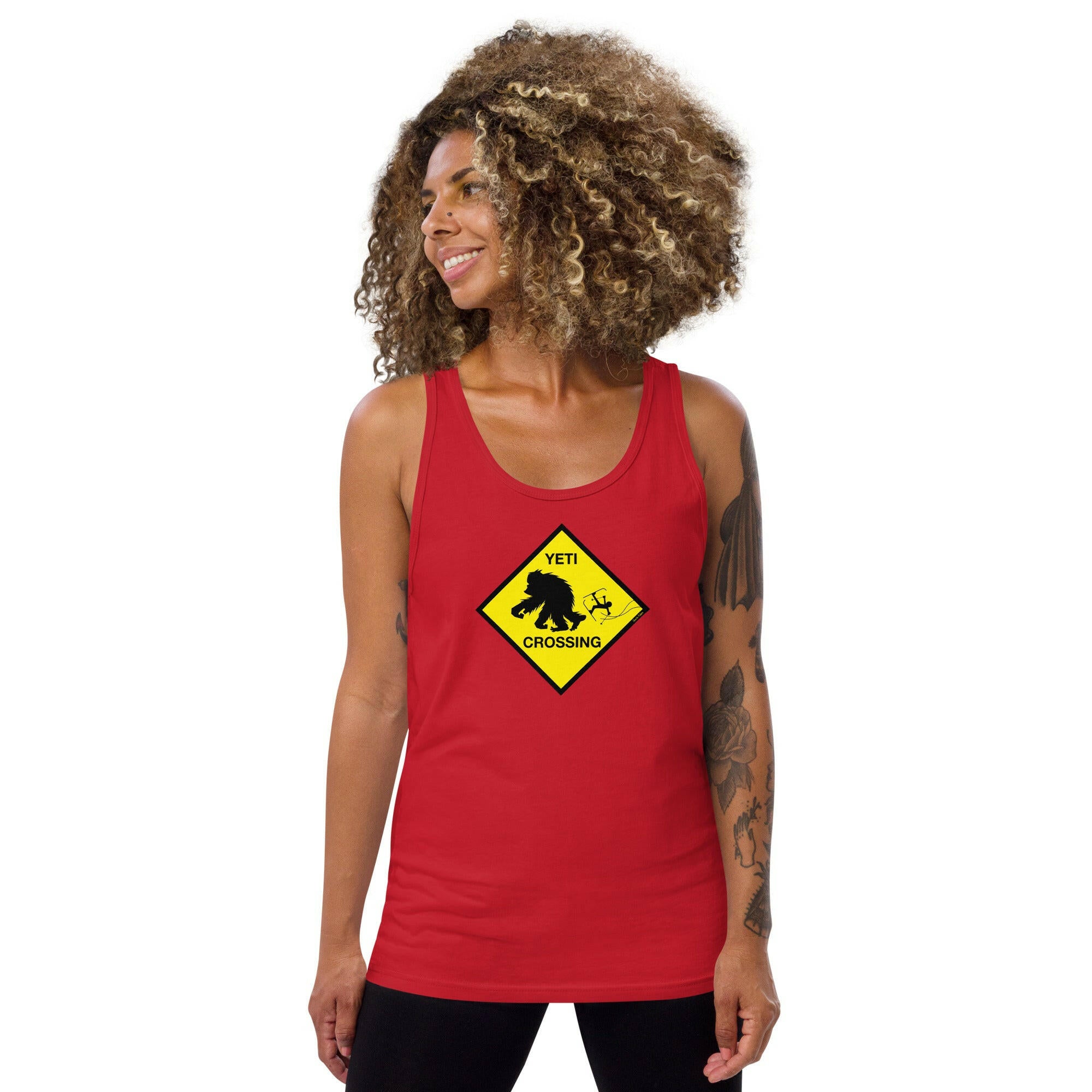 Unisex Tank Top Yeti Crossing