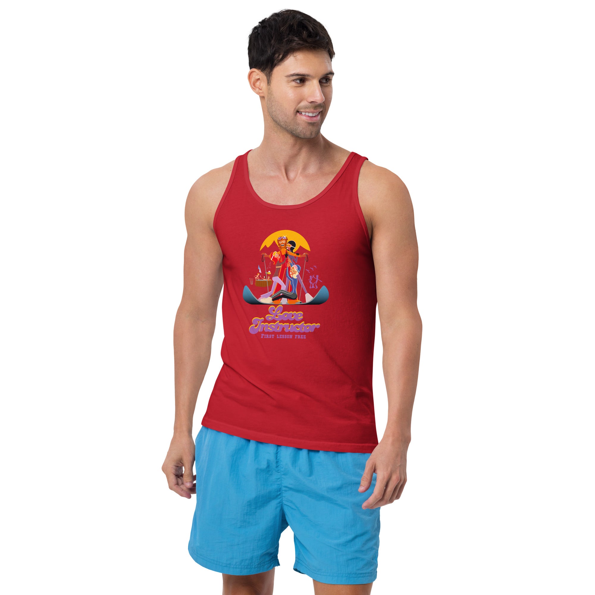 Unisex Tank Top Love instructor First lesson free