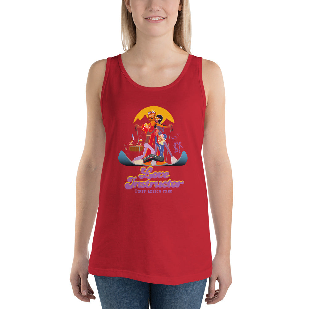 Unisex Tank Top Love instructor First lesson free