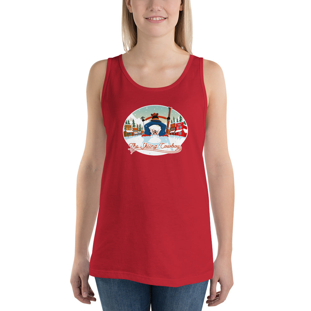 Unisex Tank Top Ski Fight at OK Corral