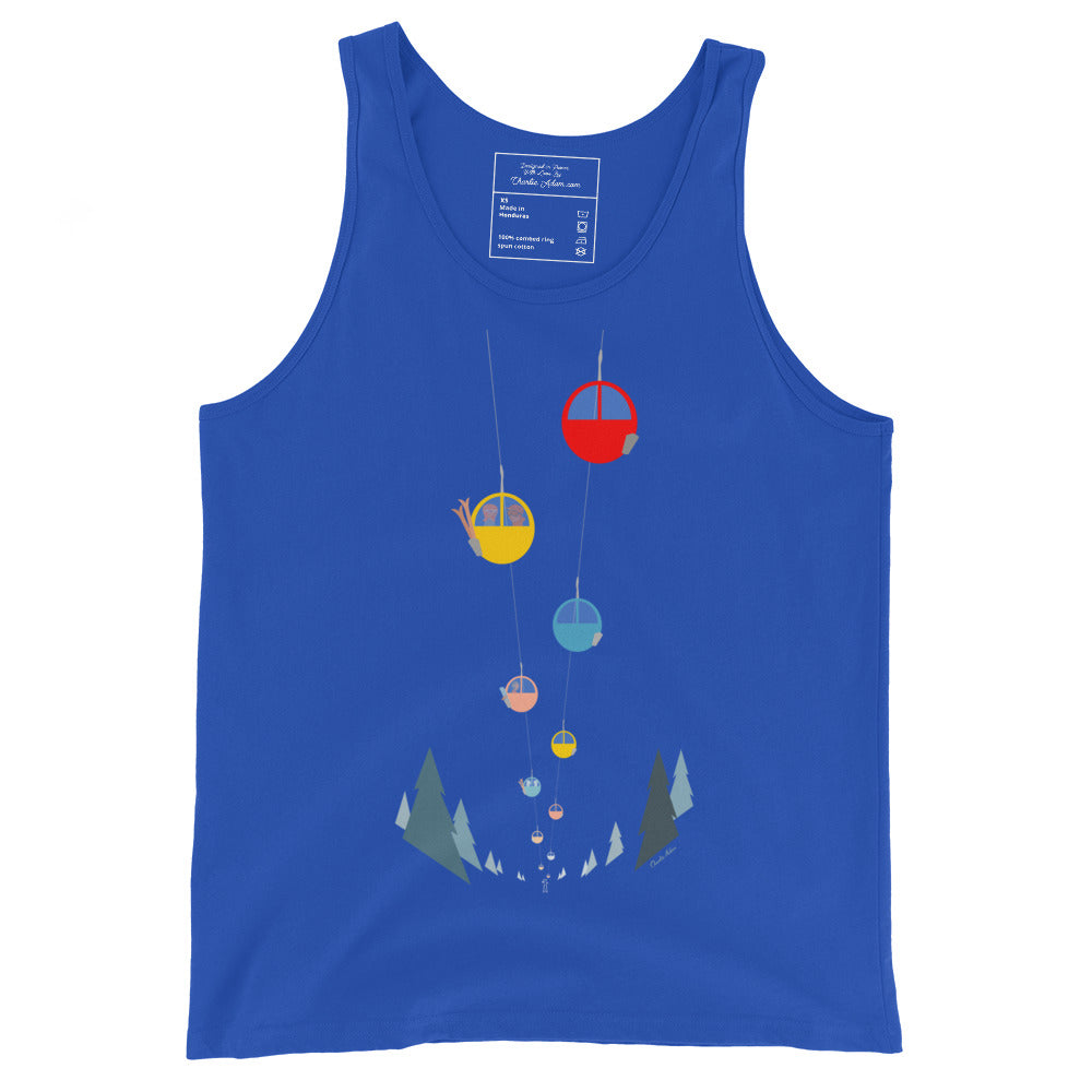 Unisex Tank Top Gondolas in the mist