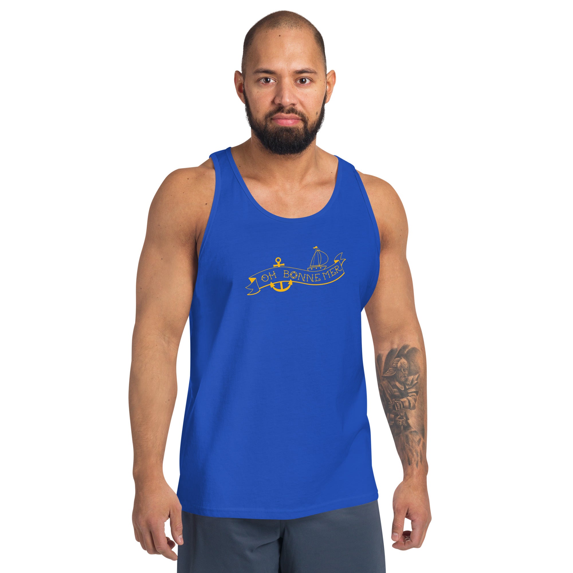 Unisex Tank Top Oh Bonne Mer Tattoo gold