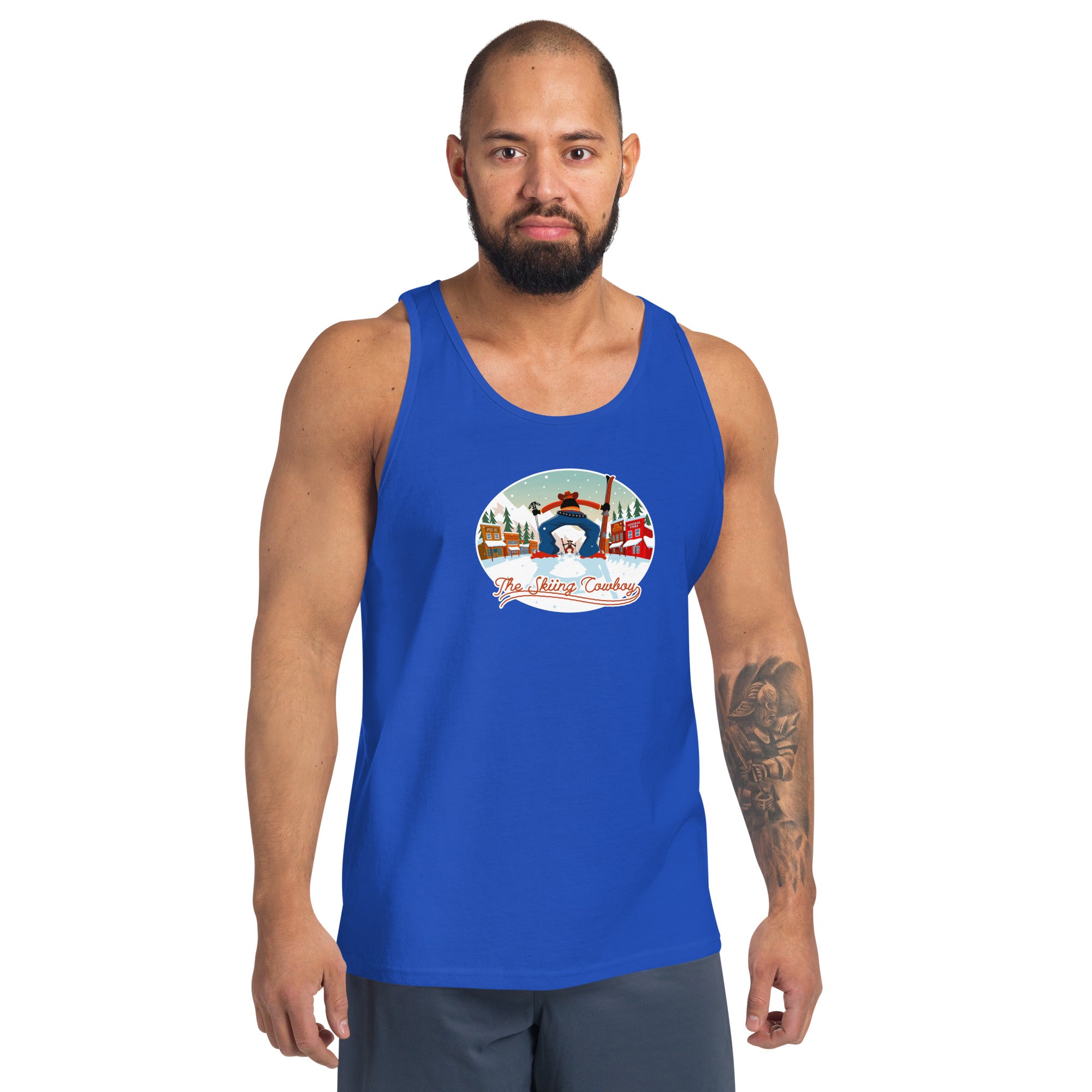 Unisex Tank Top Ski Fight at OK Corral