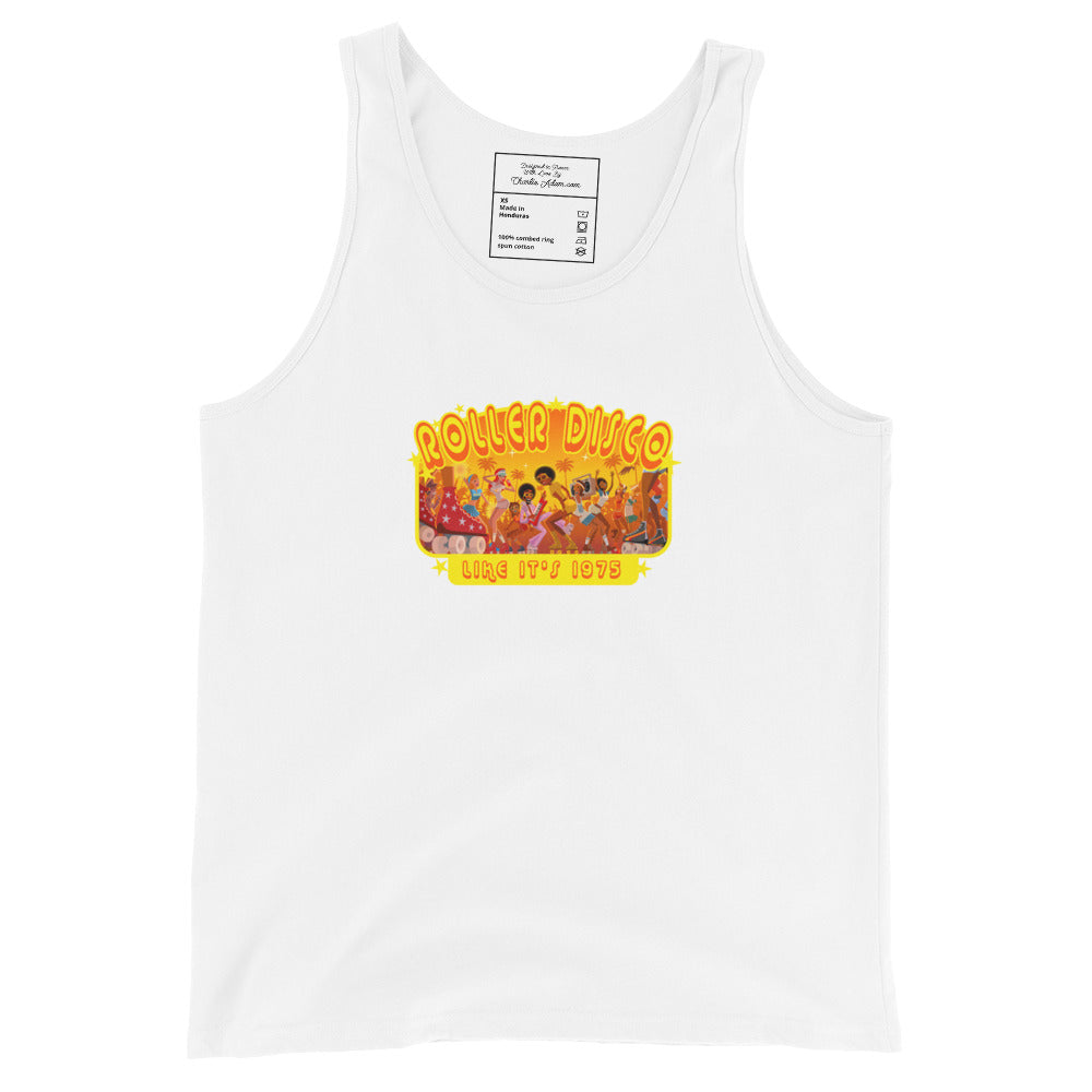 Unisex Tank Top Roller Disco 1975