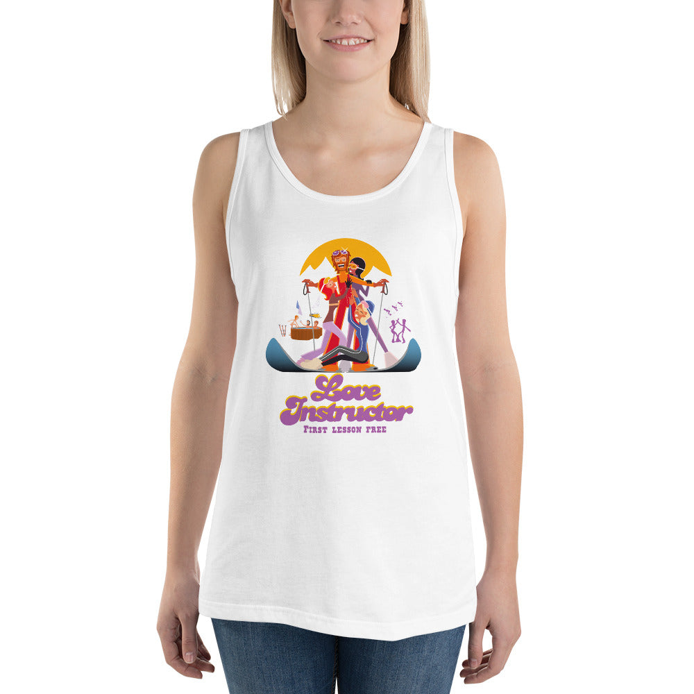 Unisex Tank Top Love instructor First lesson free