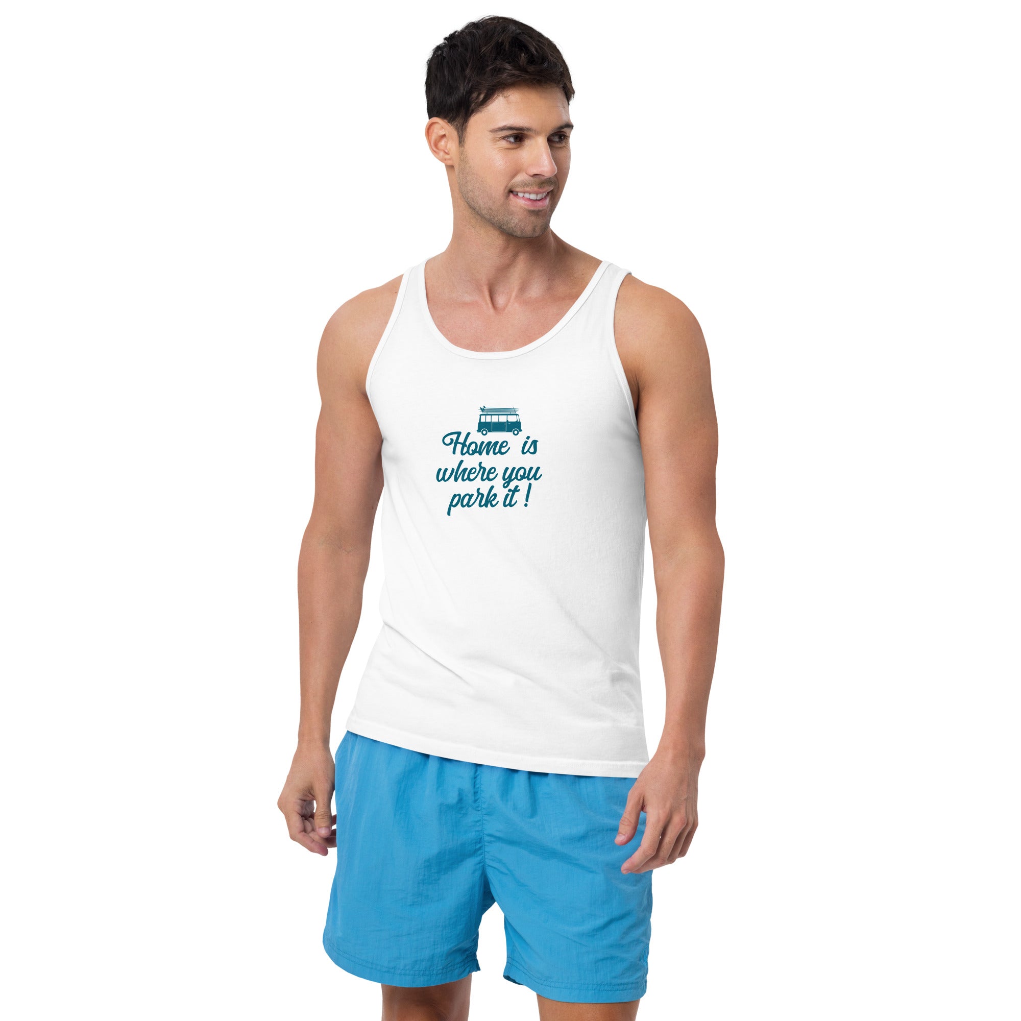 Unisex Tank Top Blue Surf Combi