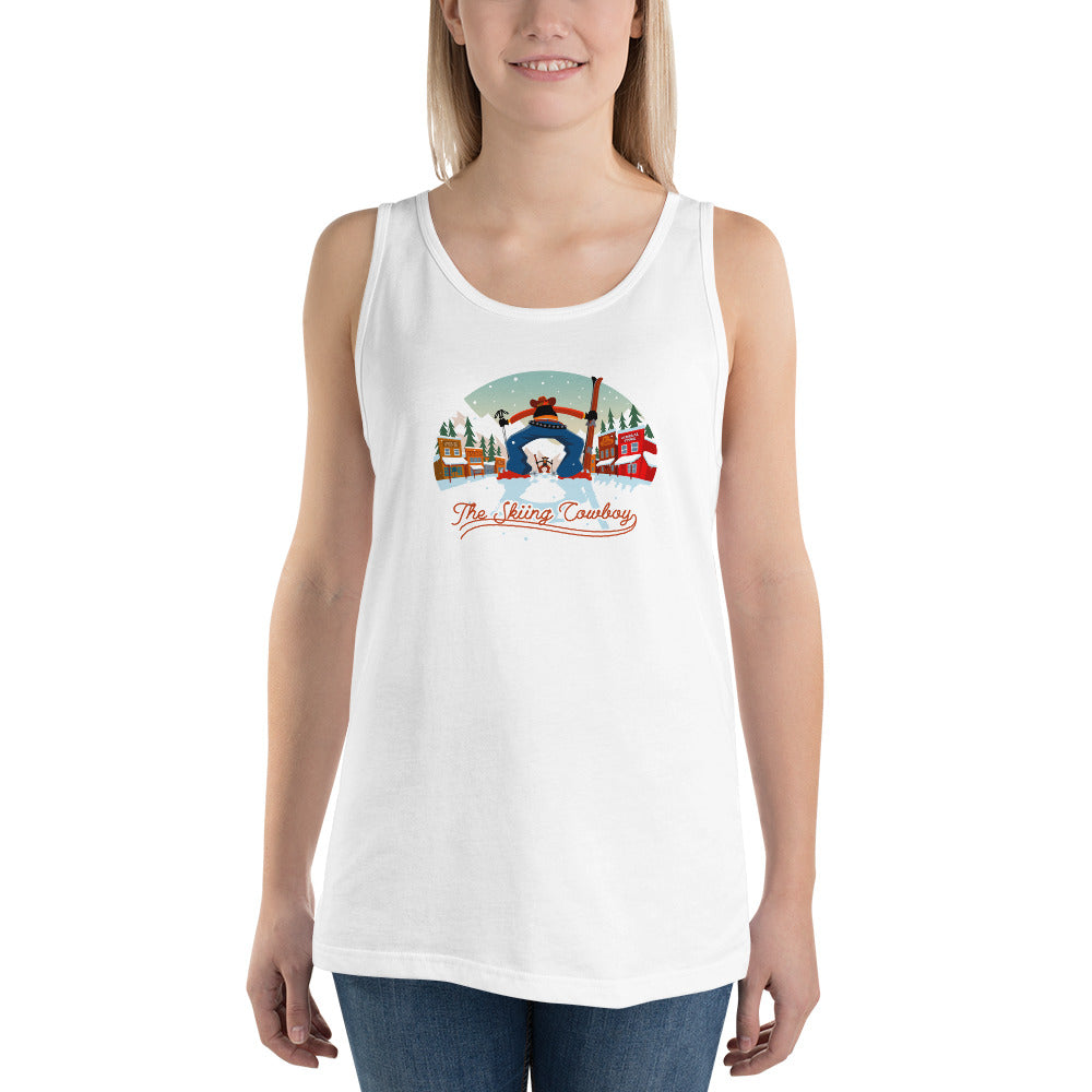 Unisex Tank Top Ski Fight at OK Corral