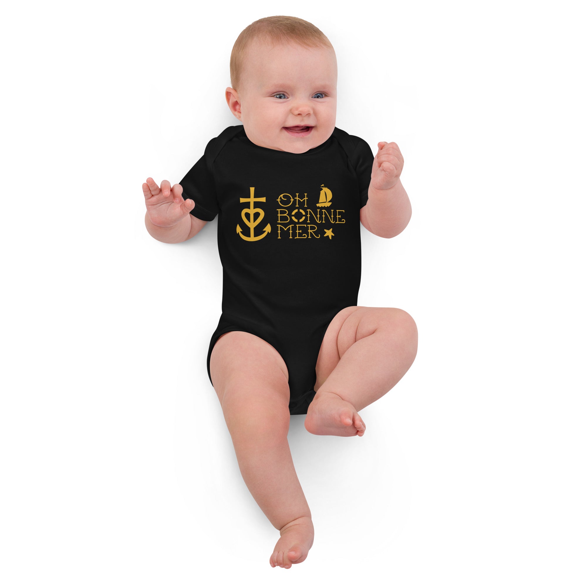 Organic cotton baby bodysuit Oh Bonne Mer 2