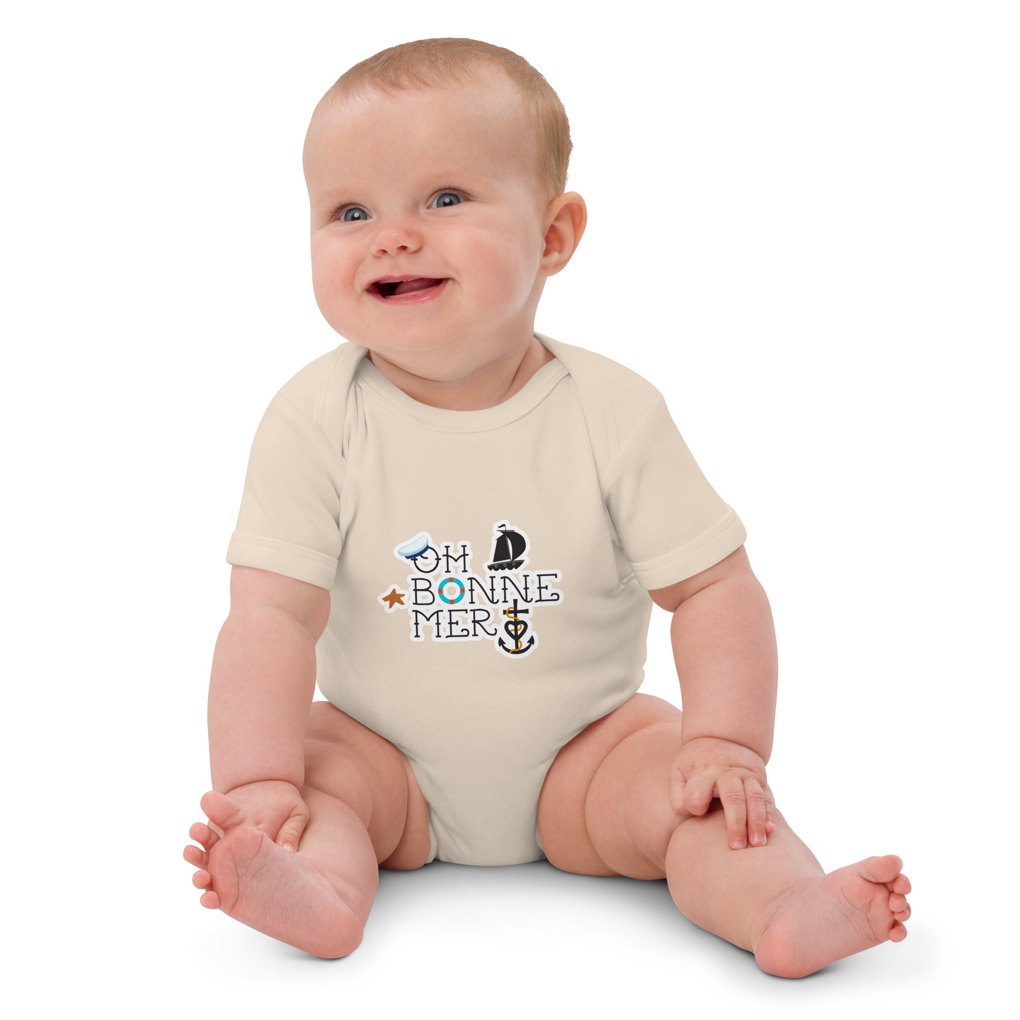 Organic cotton baby bodysuit Oh Bonne Mer 3