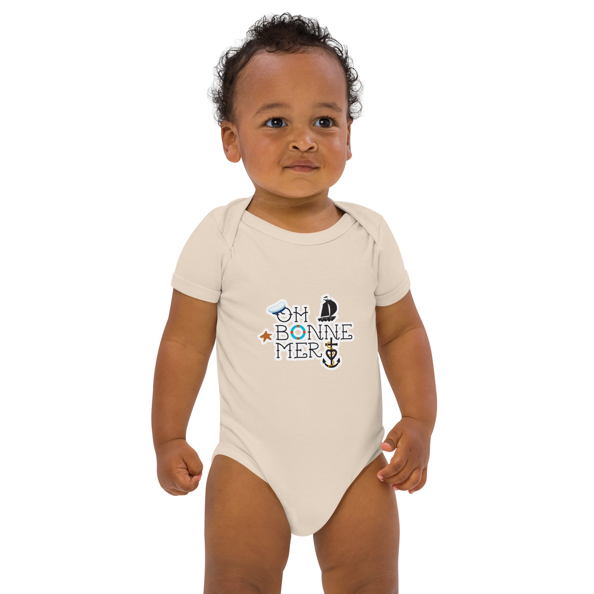 Organic cotton baby bodysuit Oh Bonne Mer 3