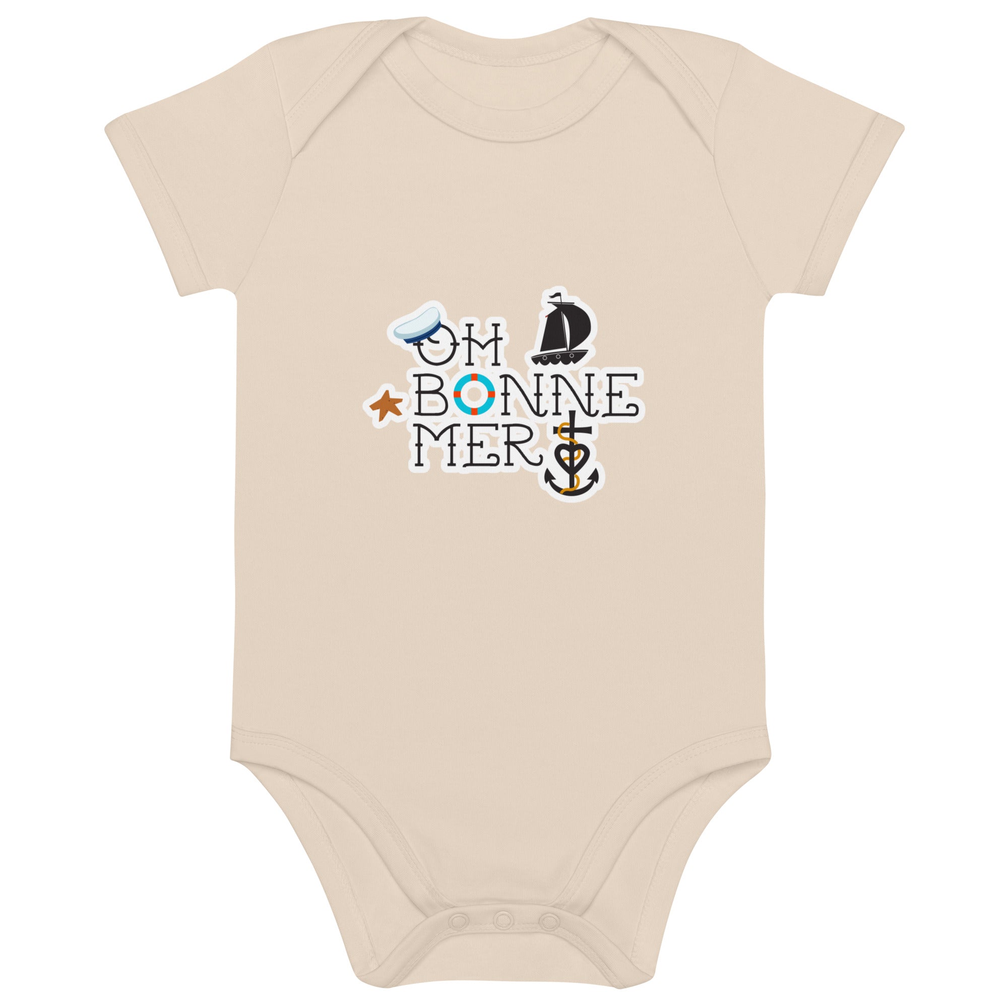 Organic cotton baby bodysuit Oh Bonne Mer 3