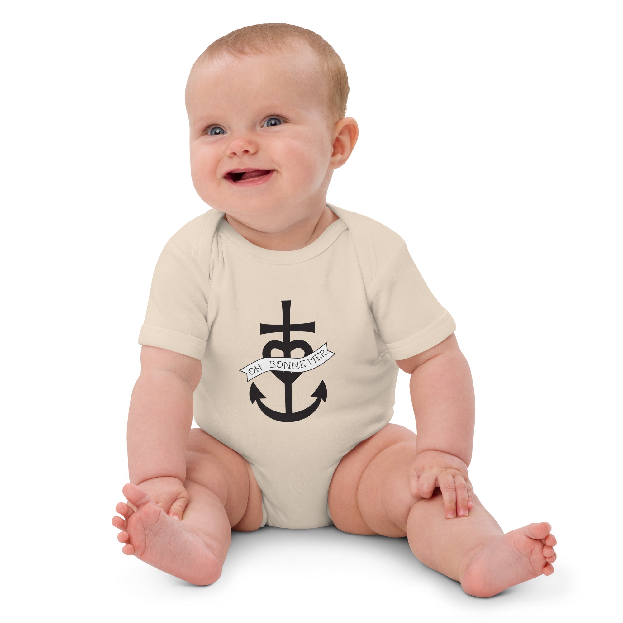 Organic cotton baby bodysuit Oh Bonne Mer 1