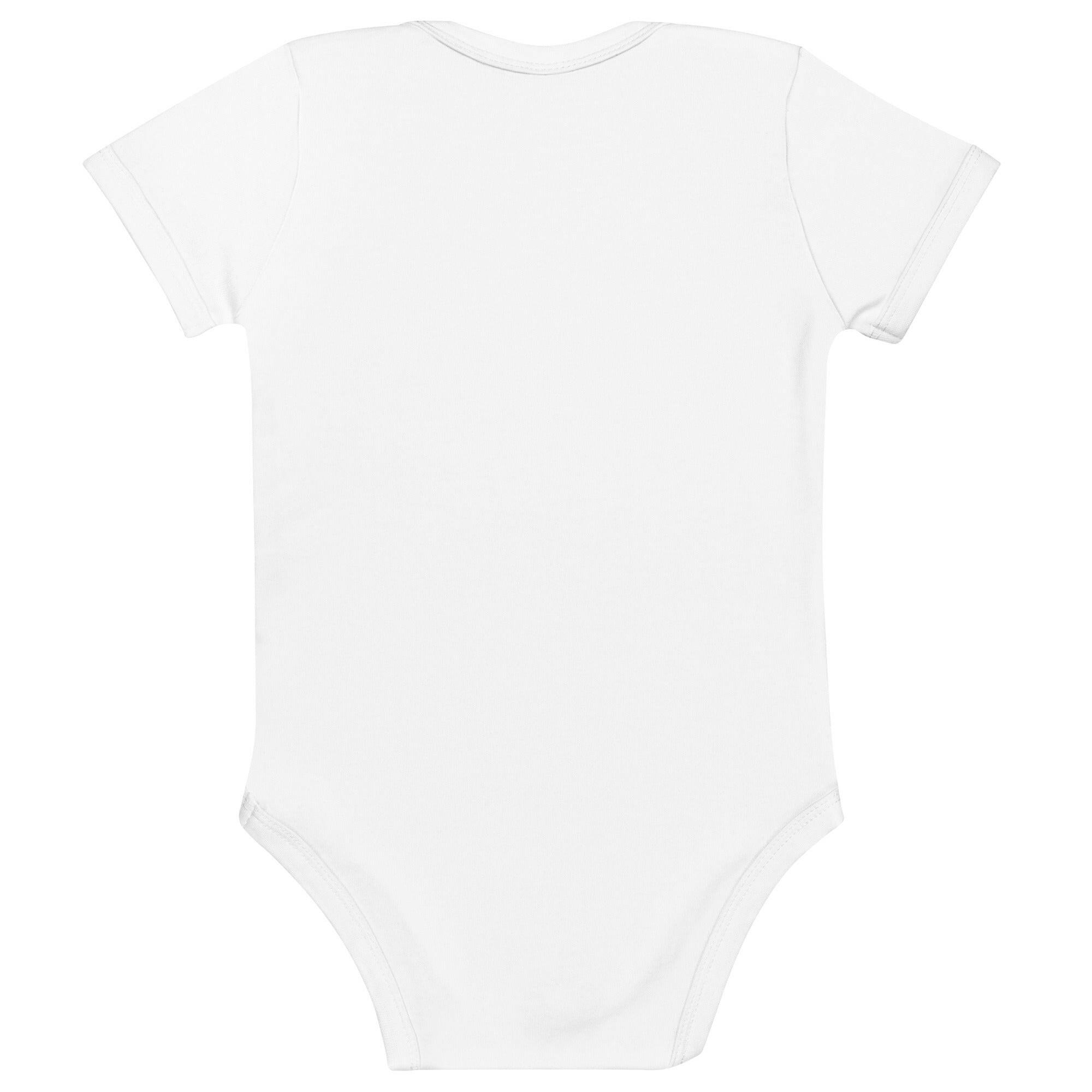 Organic cotton baby bodysuit Authentic Skiing Cowboy