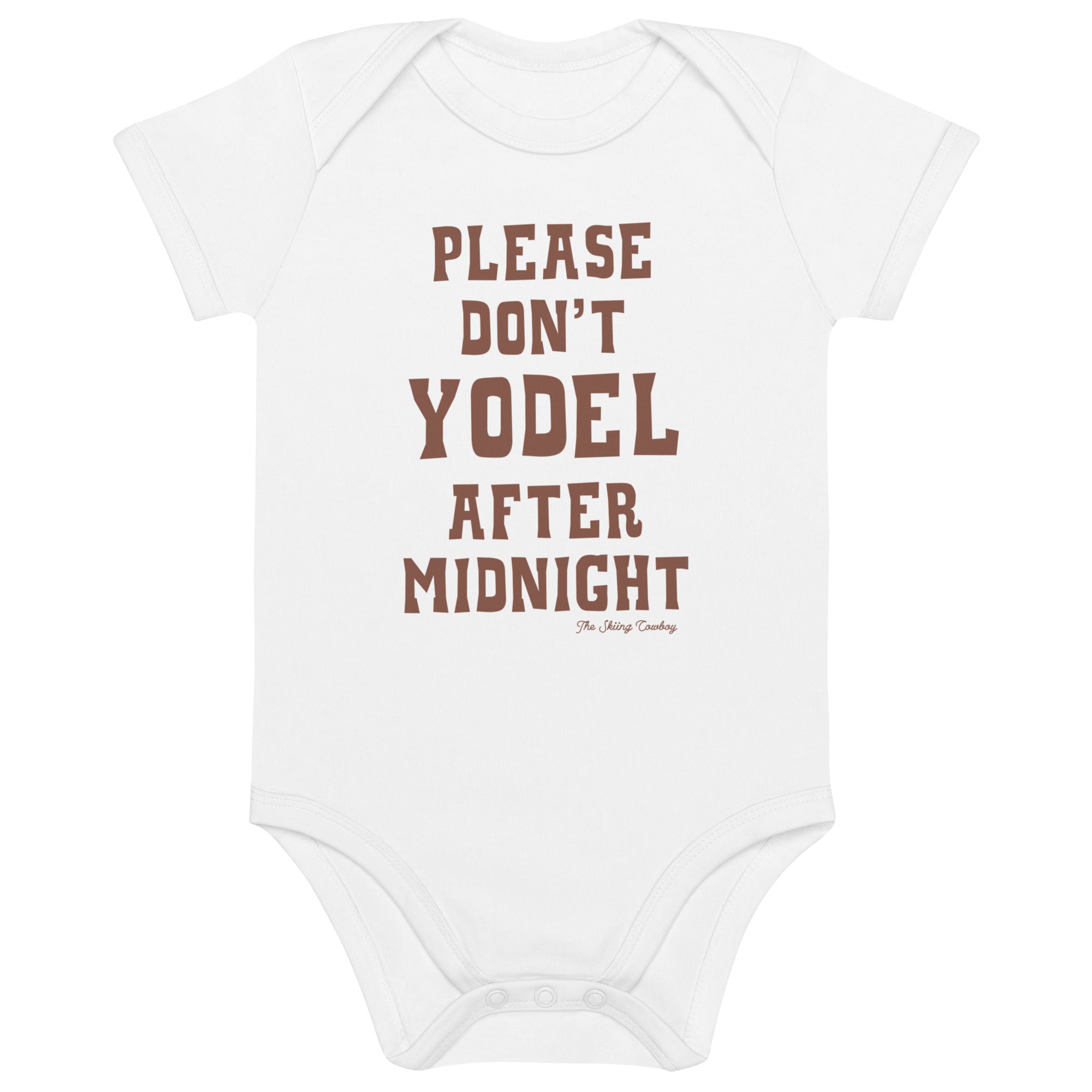 Body en coton bio bébé Don't Yodel After Midnight