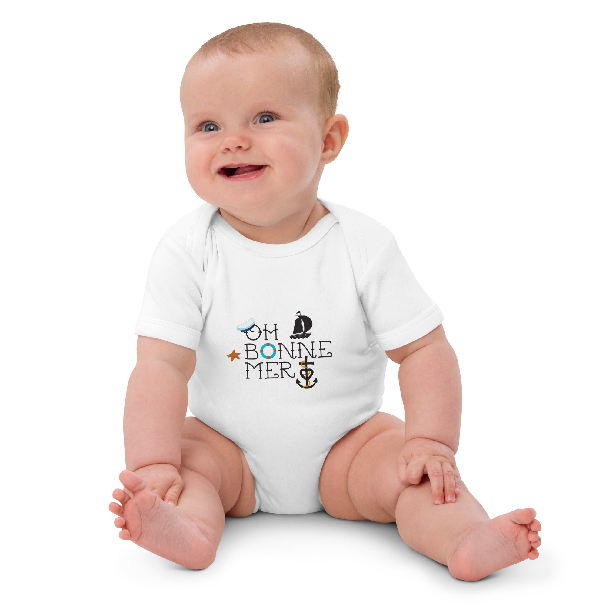 Organic cotton baby bodysuit Oh Bonne Mer 3