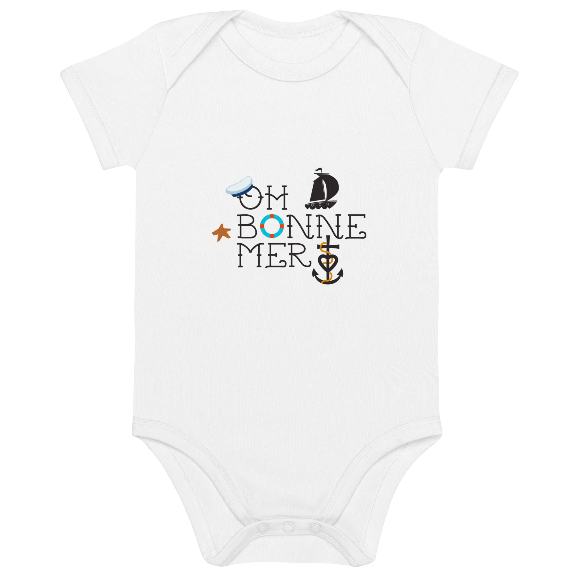 Organic cotton baby bodysuit Oh Bonne Mer 3