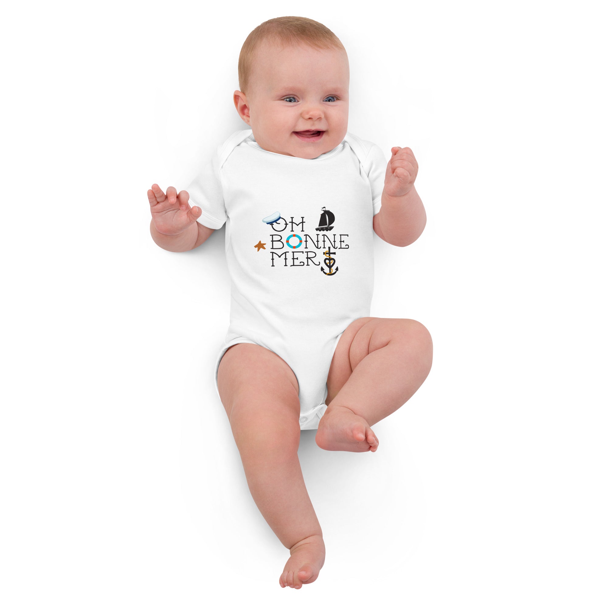 Organic cotton baby bodysuit Oh Bonne Mer 3