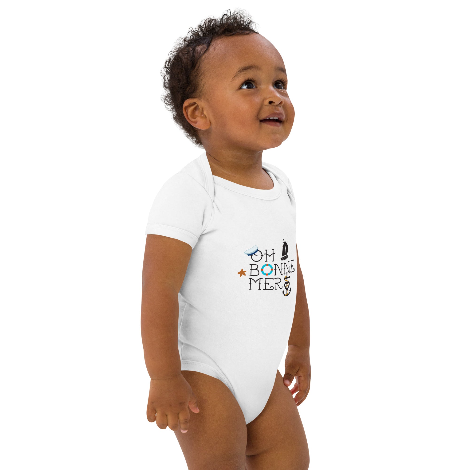 Organic cotton baby bodysuit Oh Bonne Mer 3