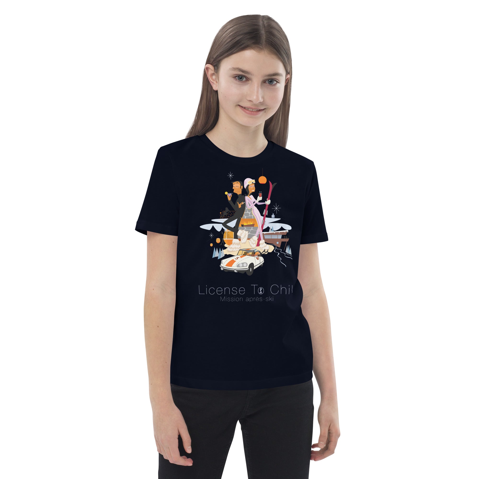 T-shirt en coton bio enfant License To Chill Mission Après-Ski