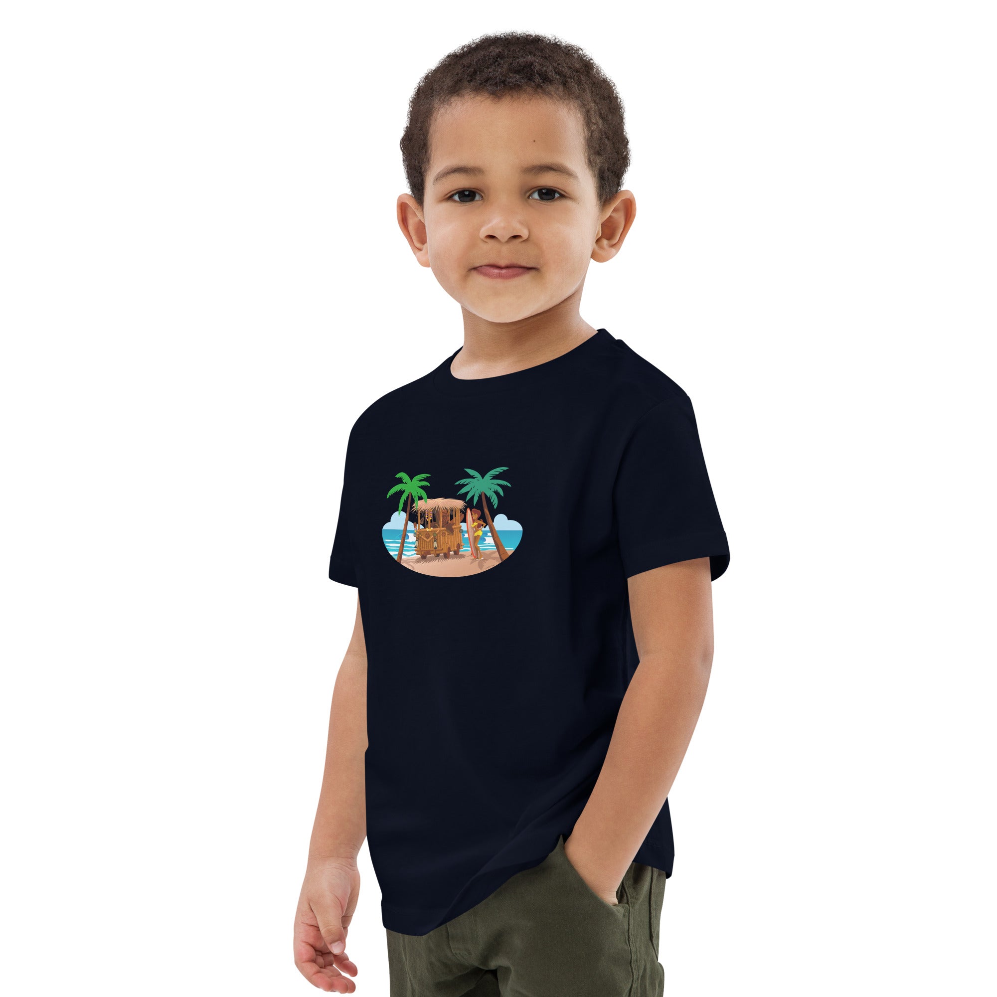 Organic cotton kids t-shirt Tiki Kombi