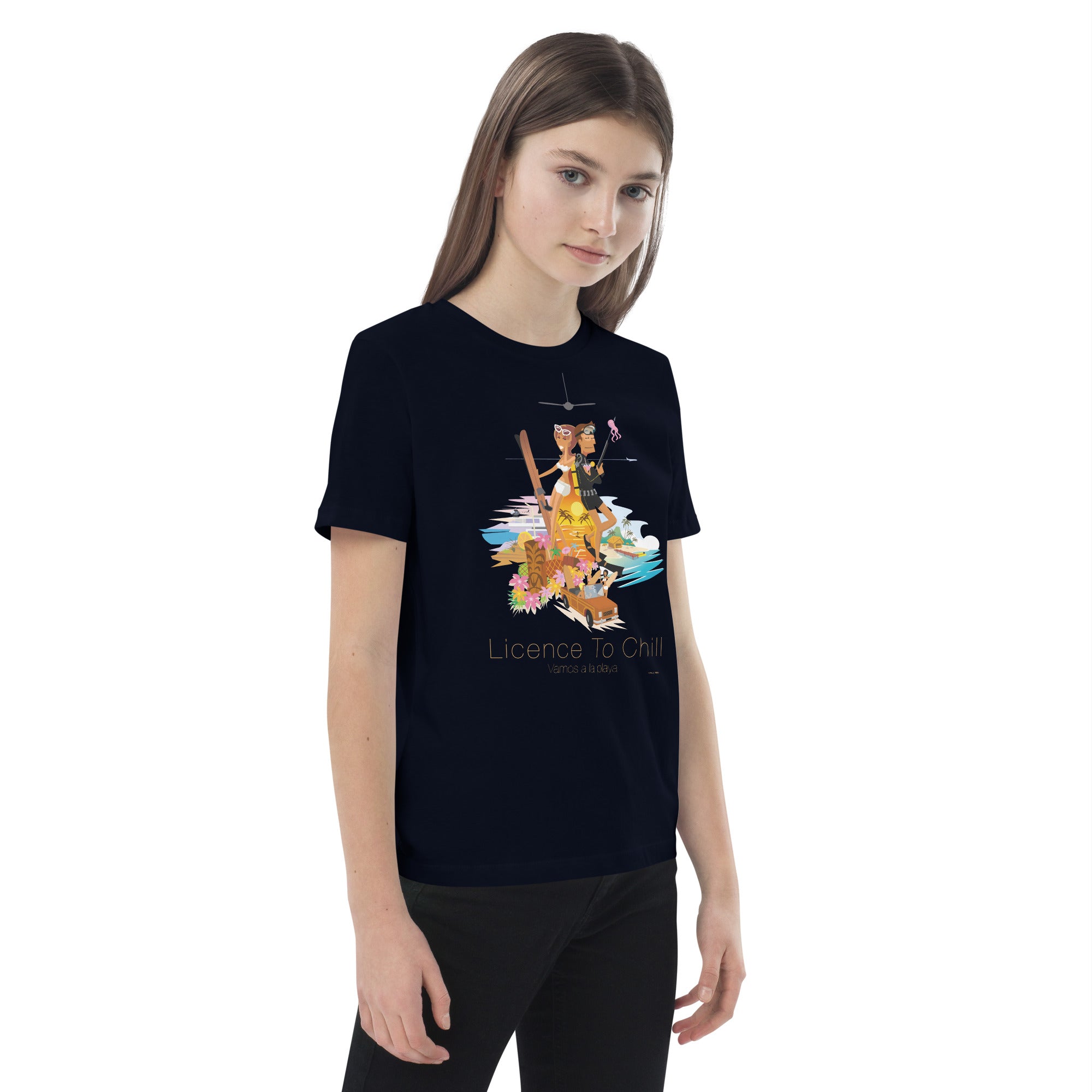 T-shirt en coton bio enfant License to Chill Vamos a la Playa