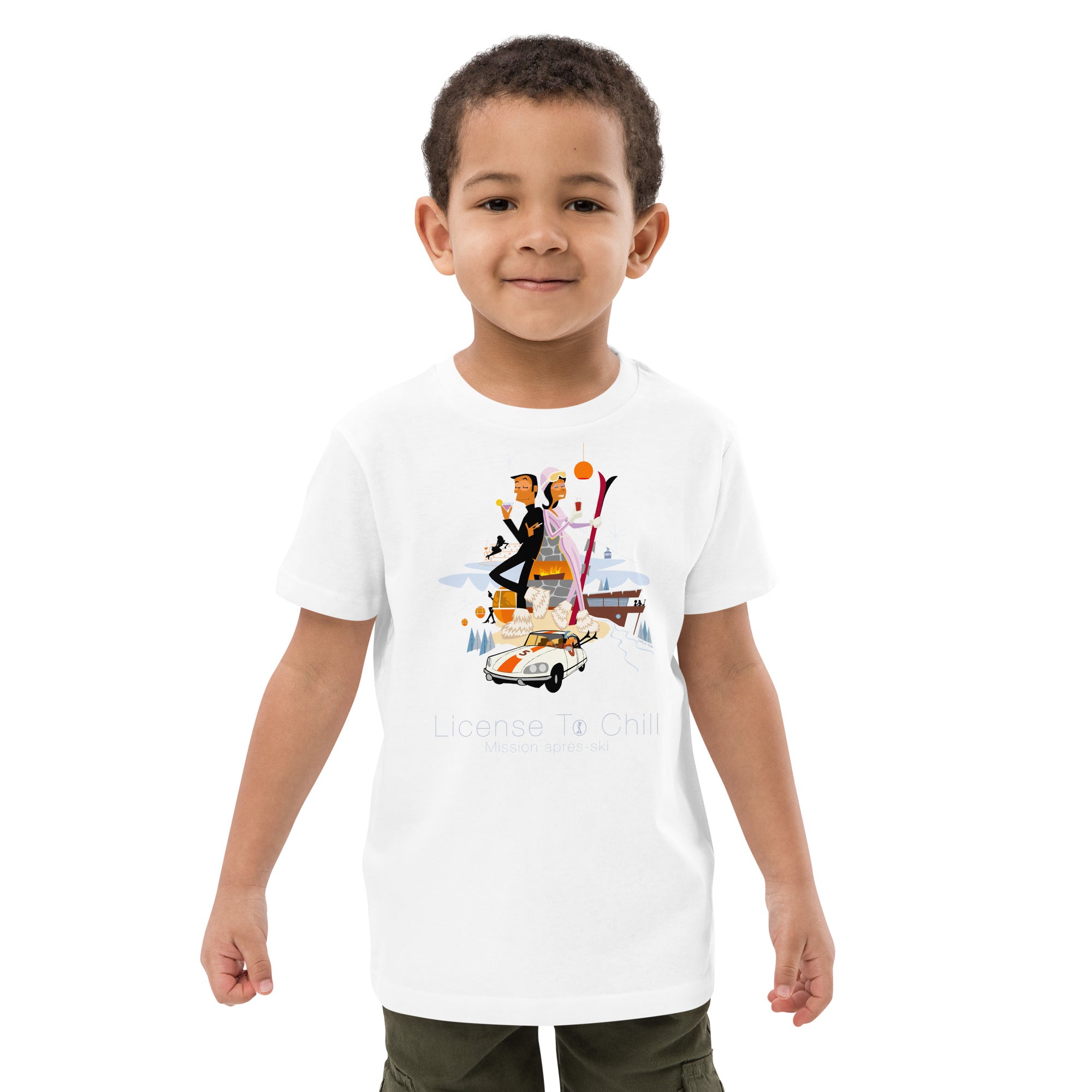 T-shirt en coton bio enfant License To Chill Mission Après-Ski