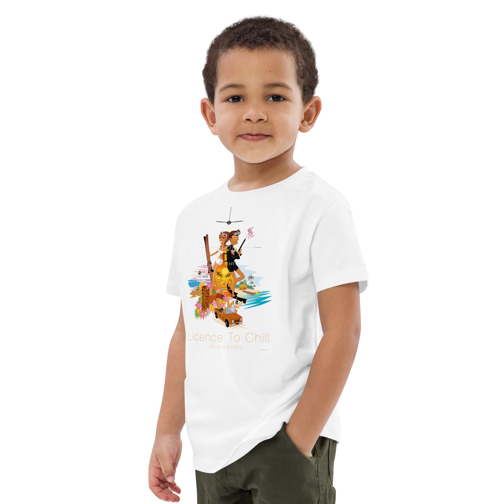 T-shirt en coton bio enfant License to Chill Vamos a la Playa