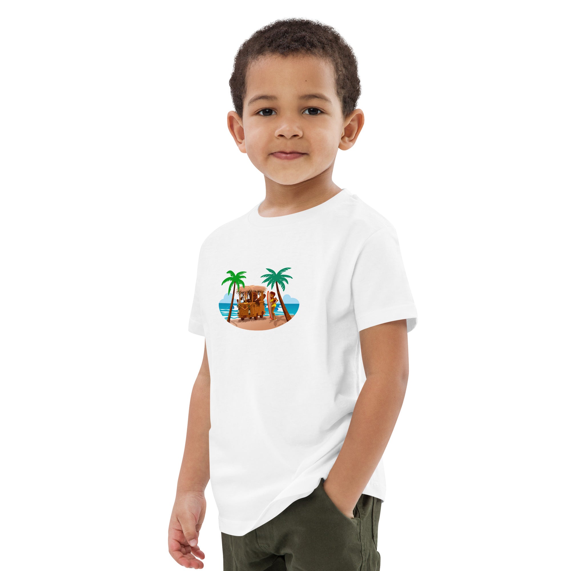 Organic cotton kids t-shirt Tiki Kombi