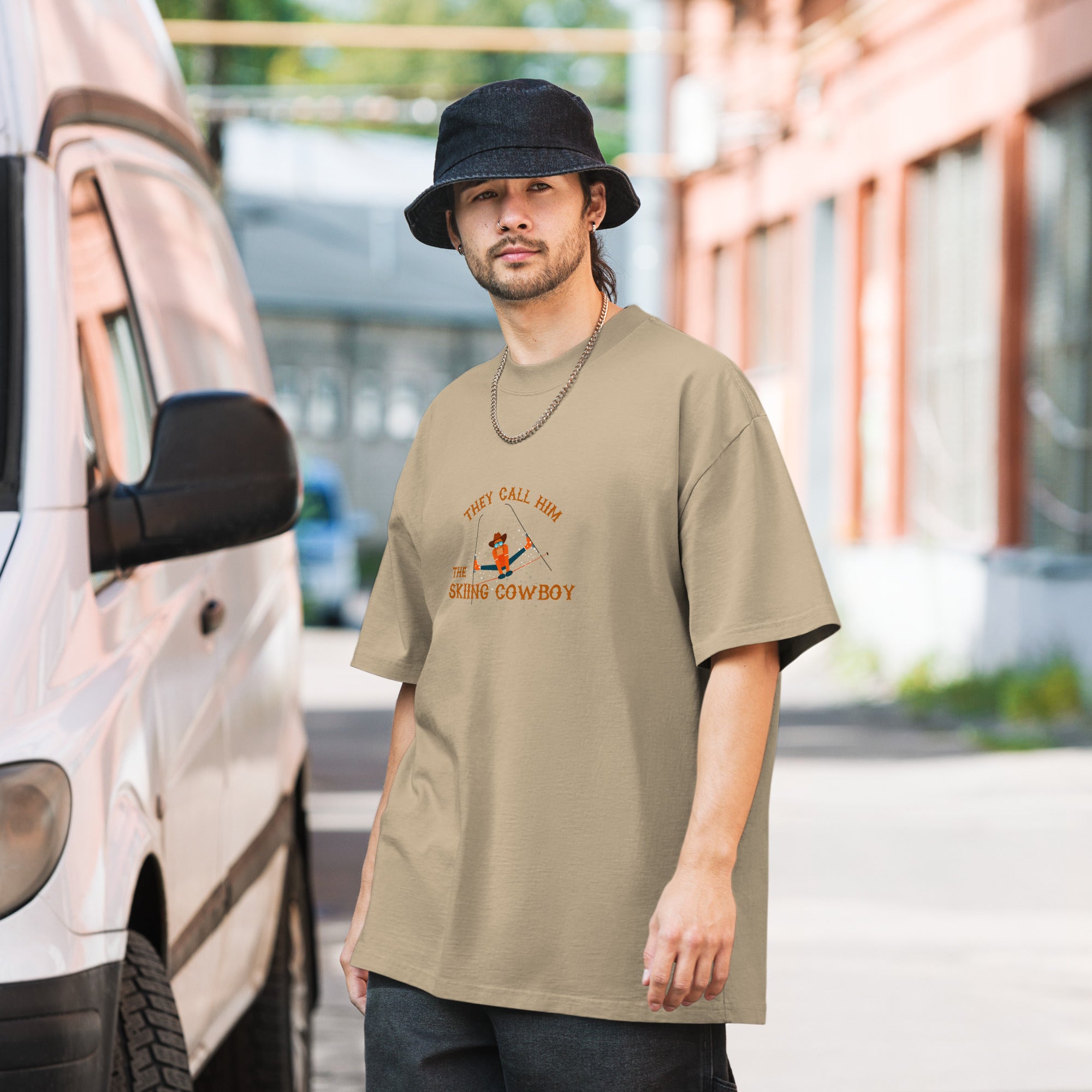 Oversized heavy blend cotton t-shirt Hot Dogger