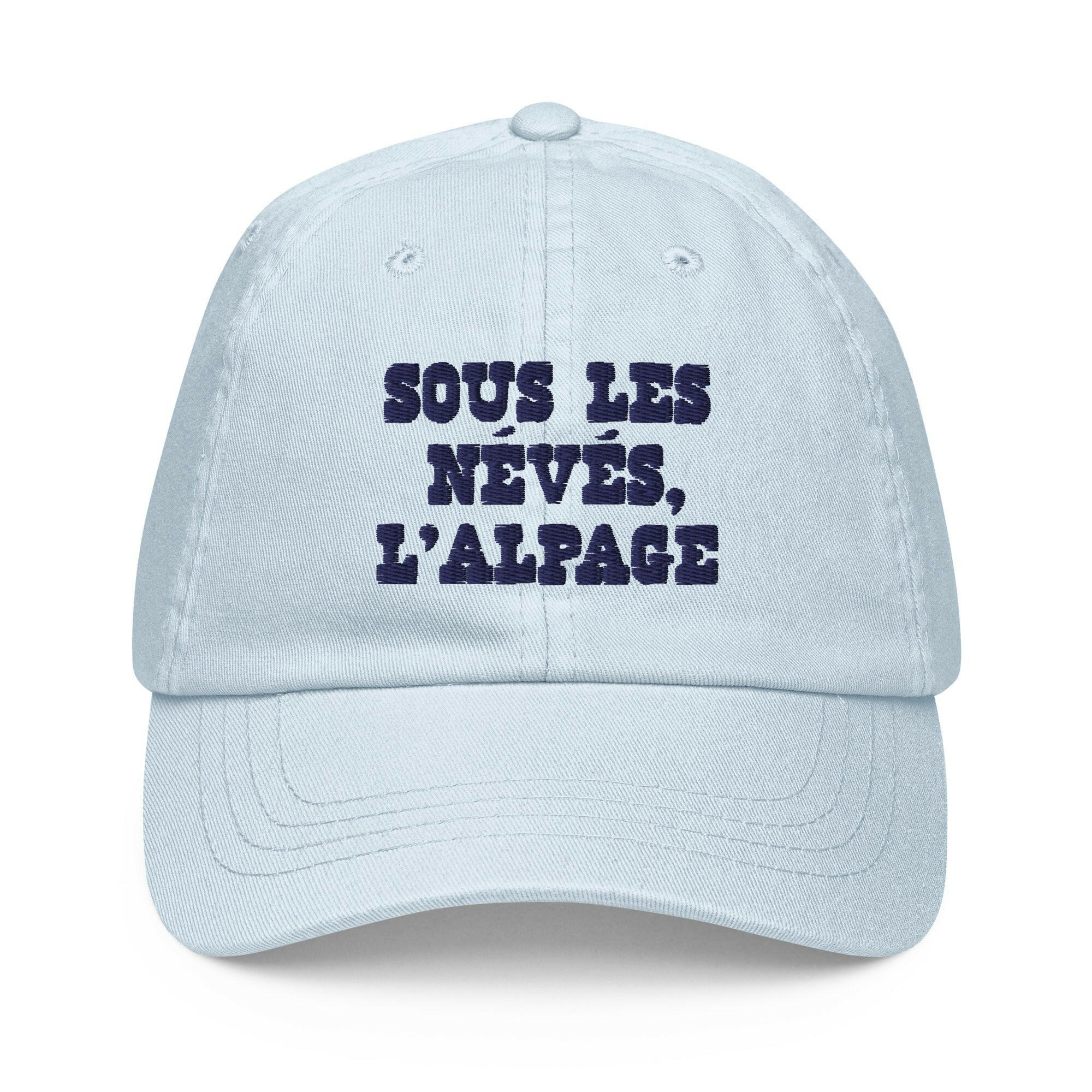 Casquette de baseball pastel Sous les névés l'alpage Navy