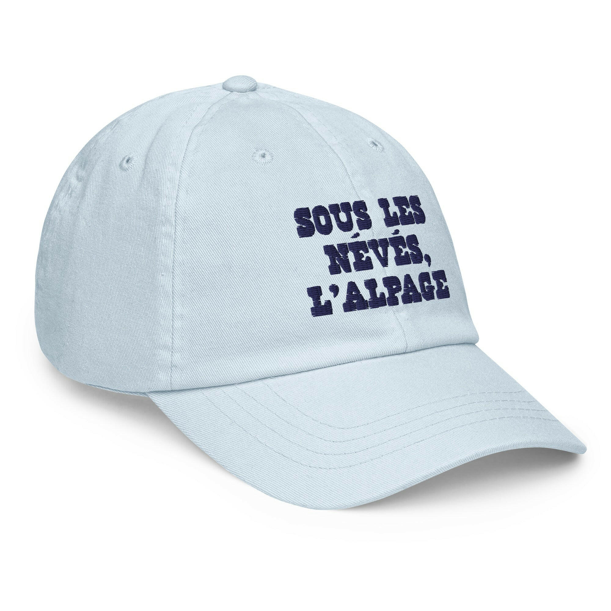 Casquette de baseball pastel Sous les névés l'alpage Navy