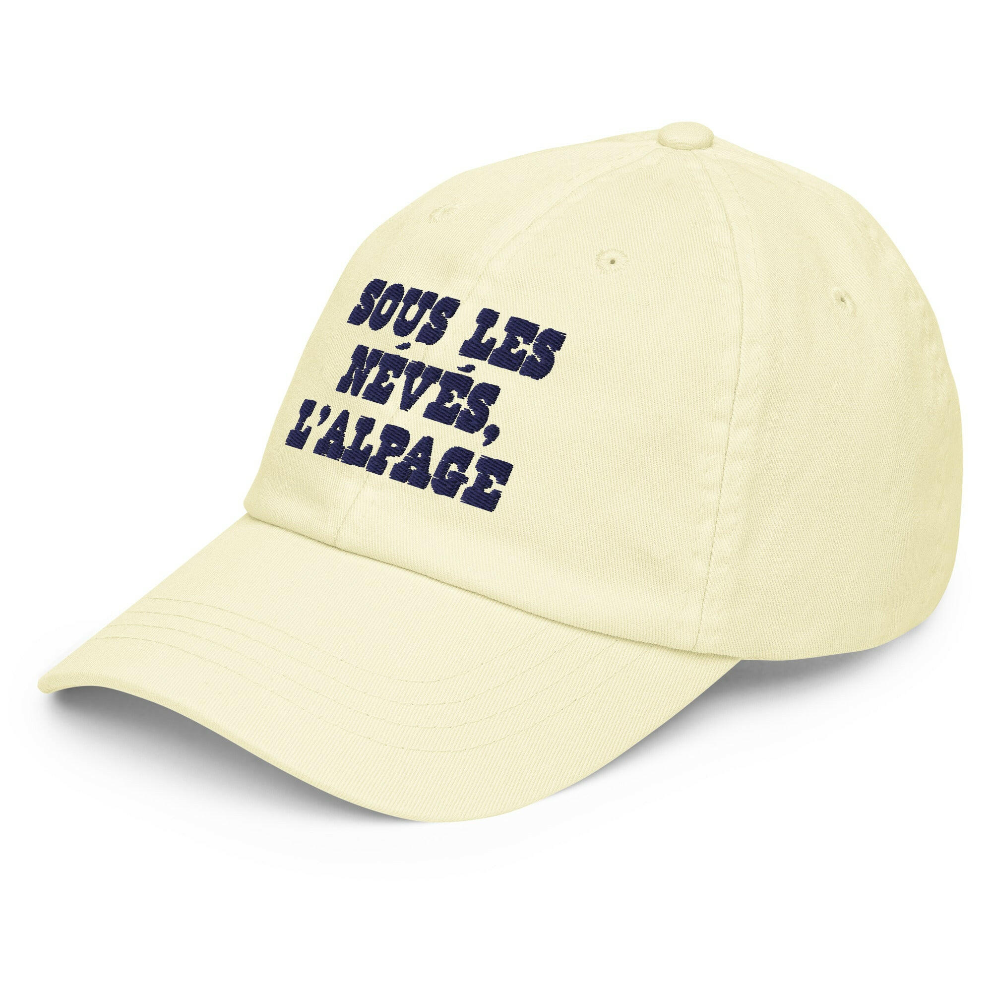 Casquette de baseball pastel Sous les névés l'alpage Navy