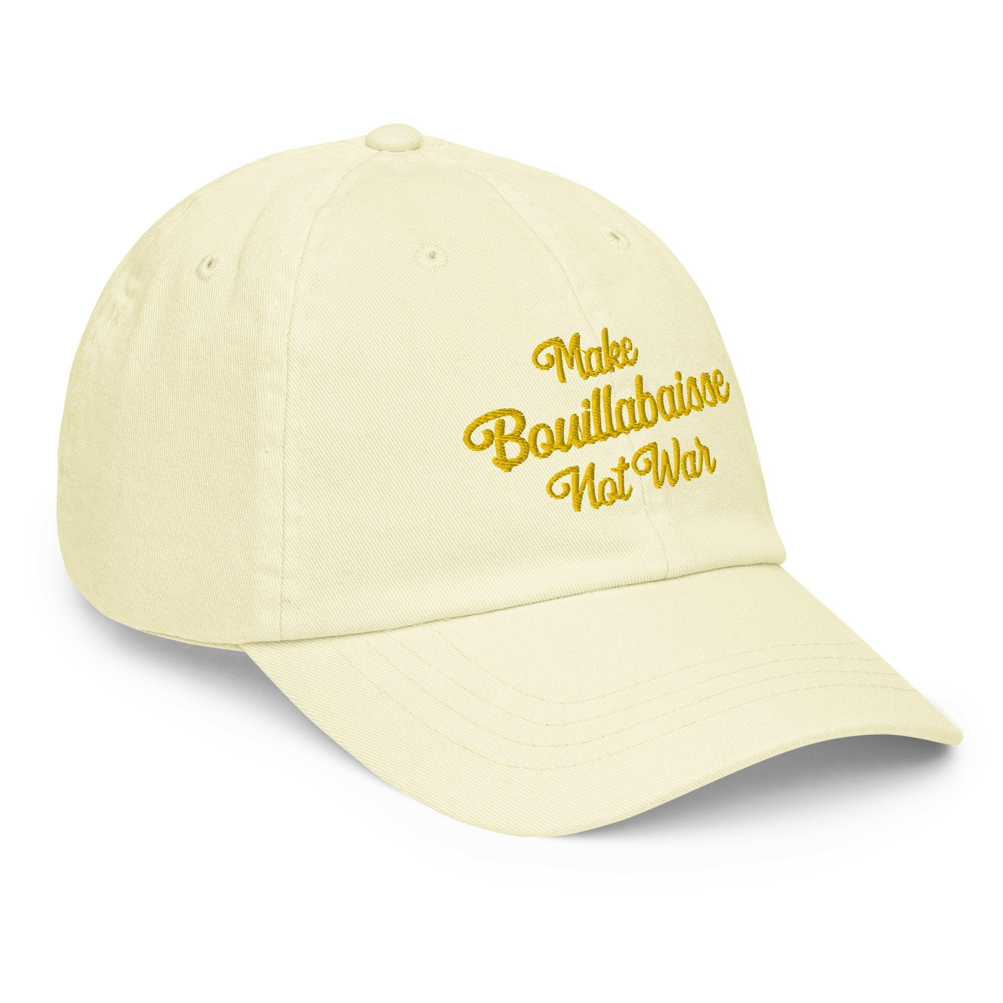 Pastel Baseball Cap Make Bouillabaisse Not War