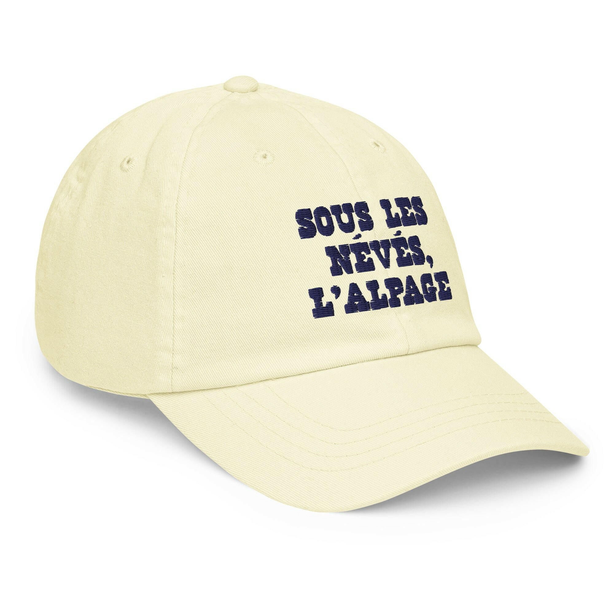 Casquette de baseball pastel Sous les névés l'alpage Navy