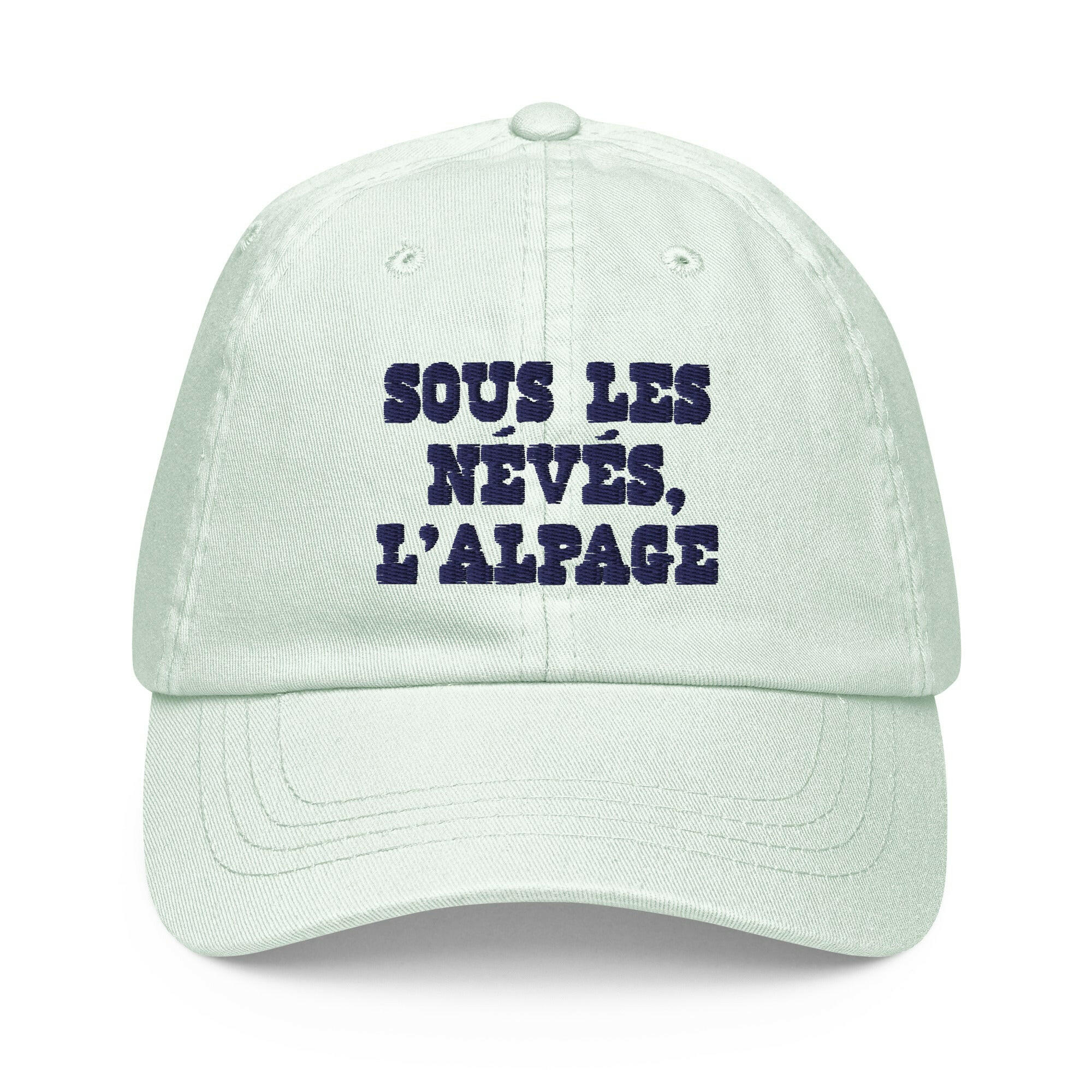 Casquette de baseball pastel Sous les névés l'alpage Navy