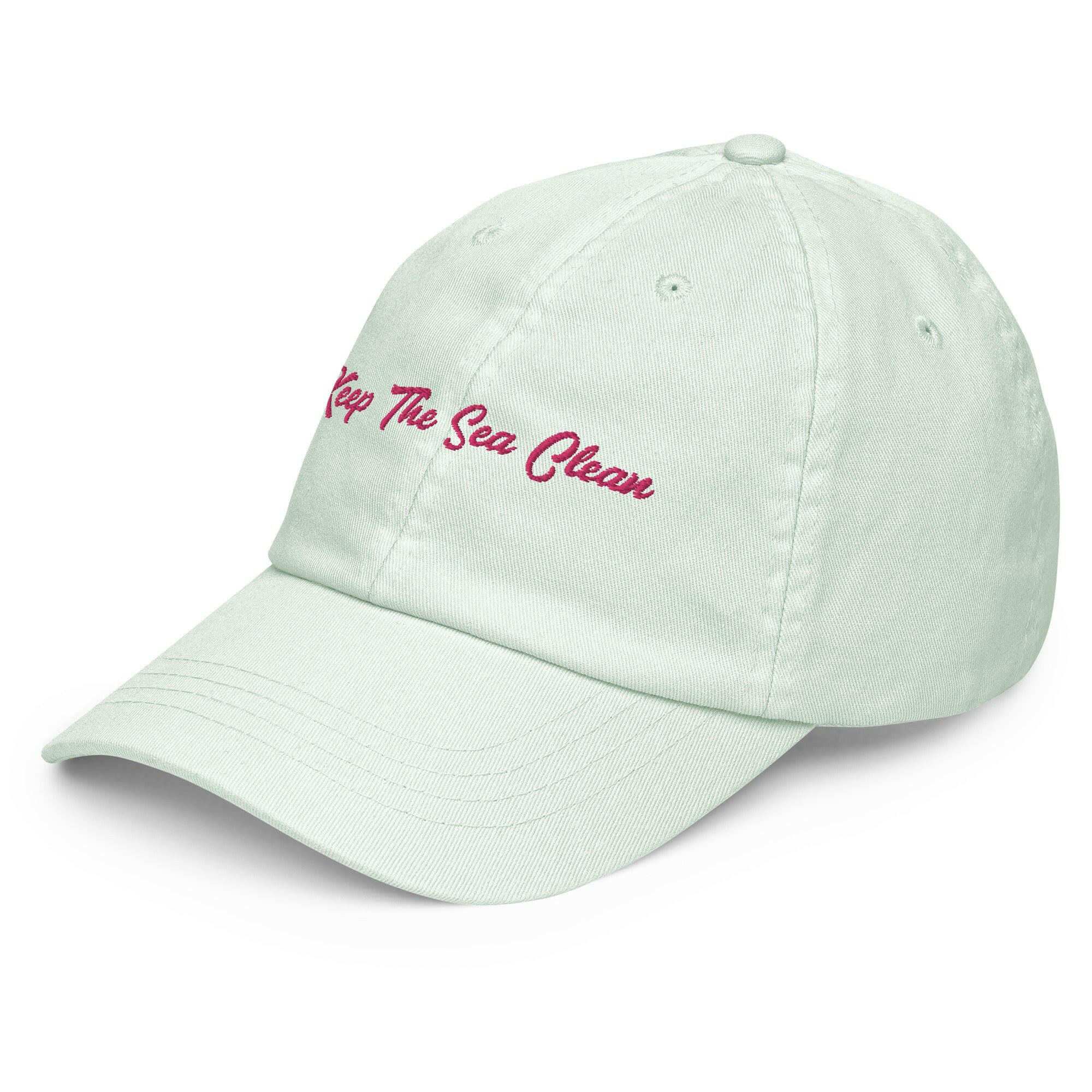 Casquette de baseball pastel Keep The Sea Clean Flamingo