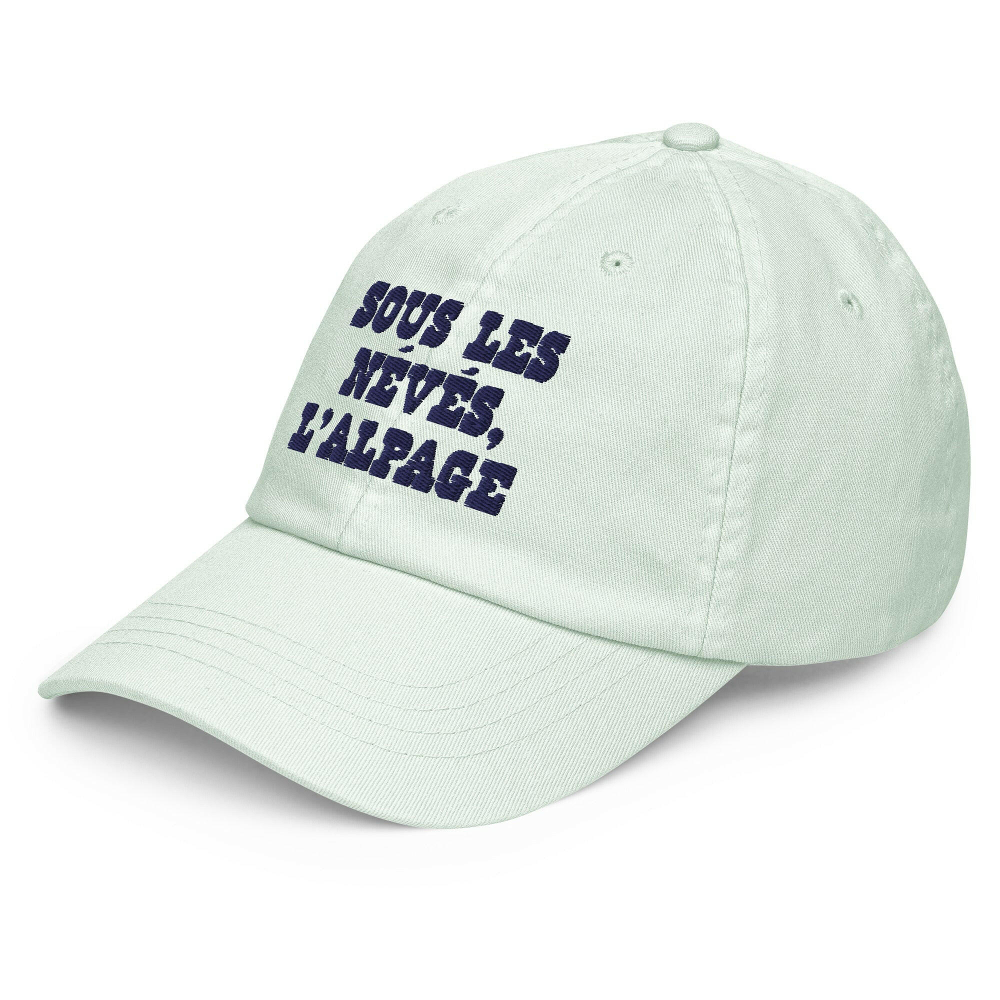 Casquette de baseball pastel Sous les névés l'alpage Navy