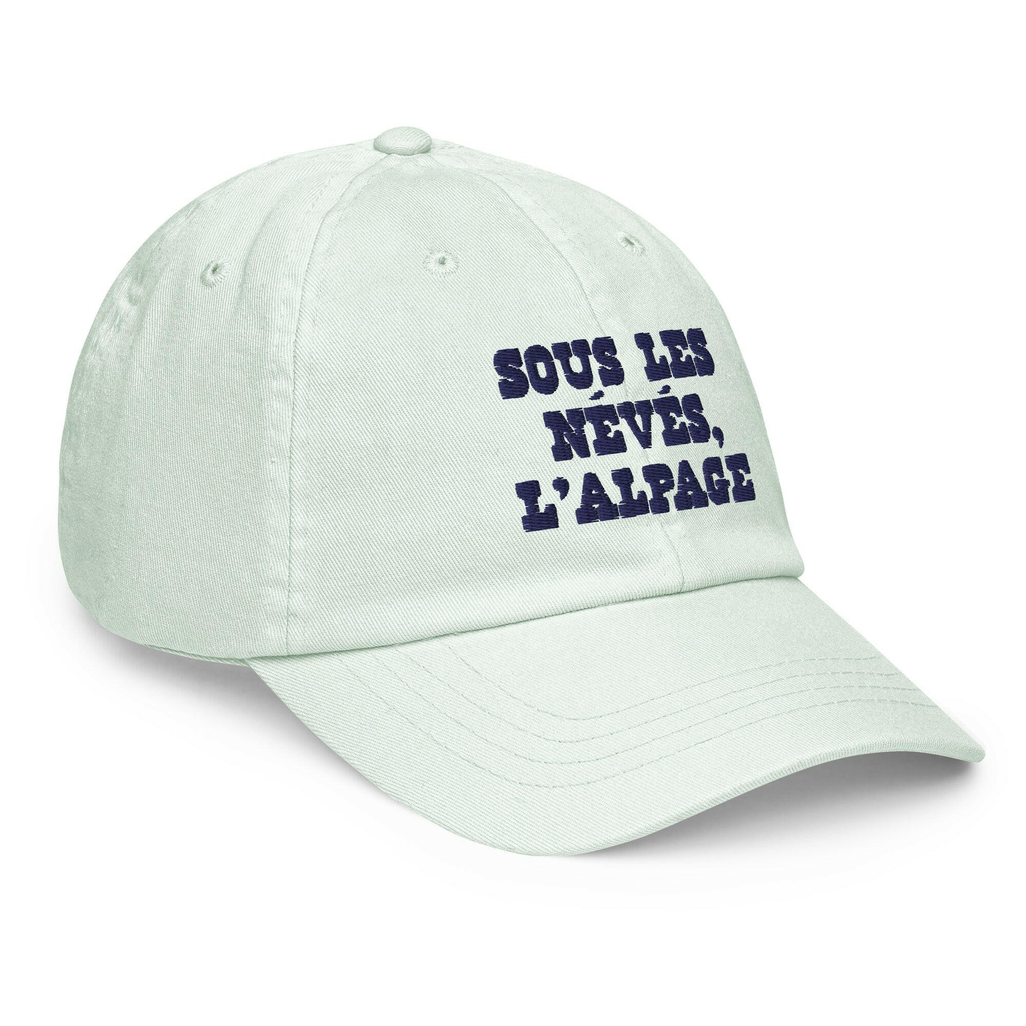 Casquette de baseball pastel Sous les névés l'alpage Navy