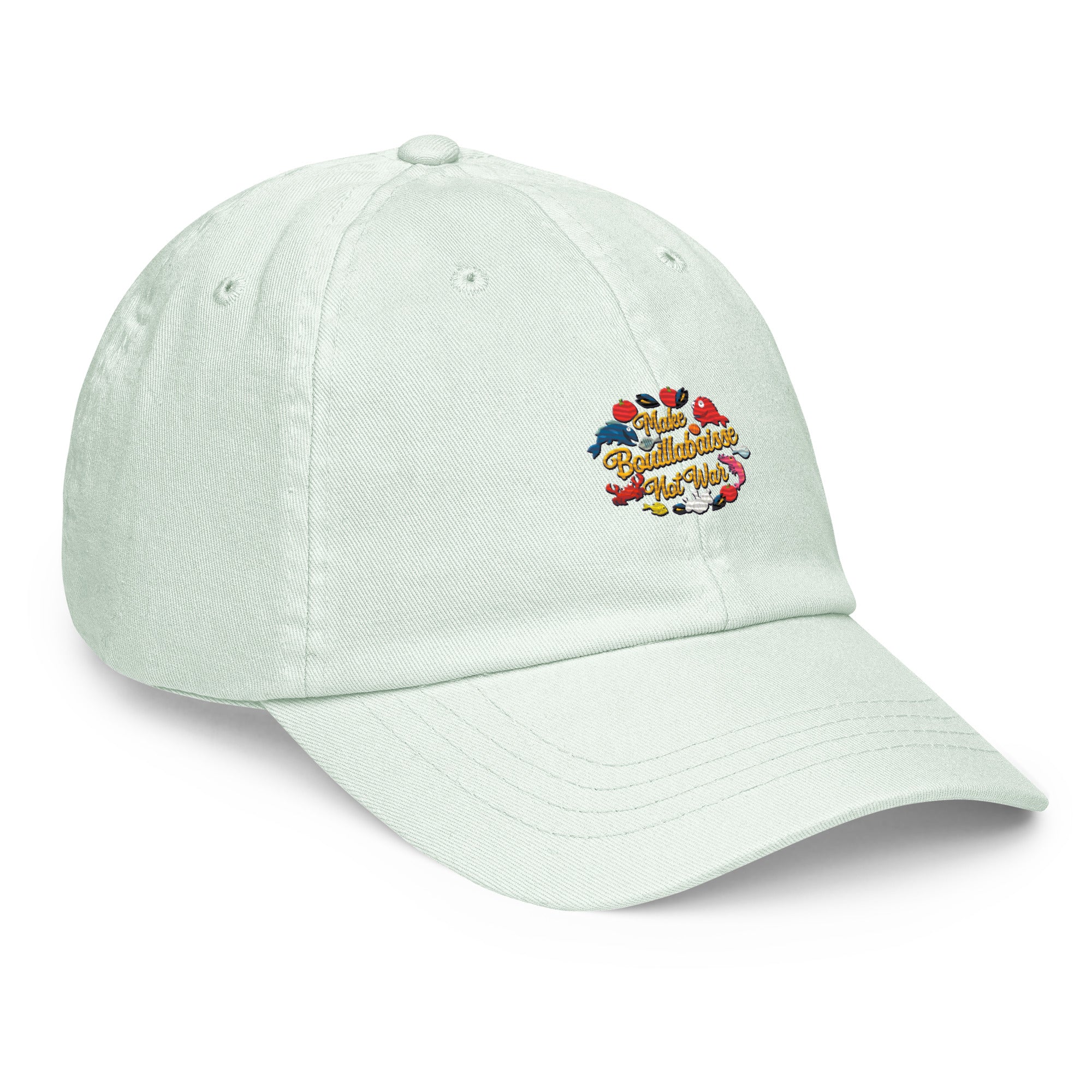 Pastel Baseball Cap Make Bouillabaisse Not War