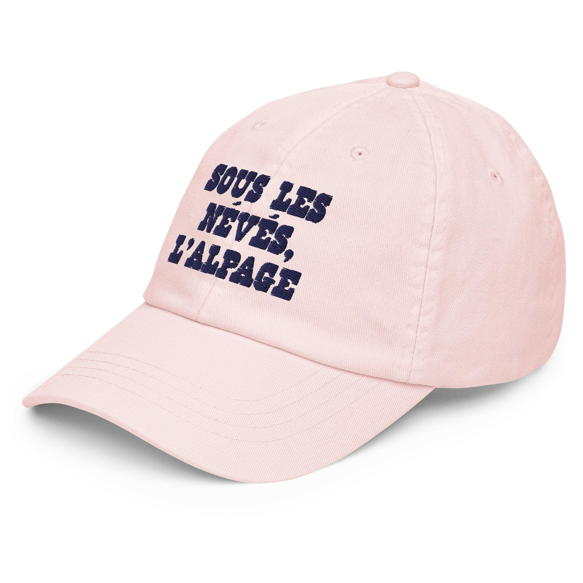 Casquette de baseball pastel Sous les névés l'alpage Navy