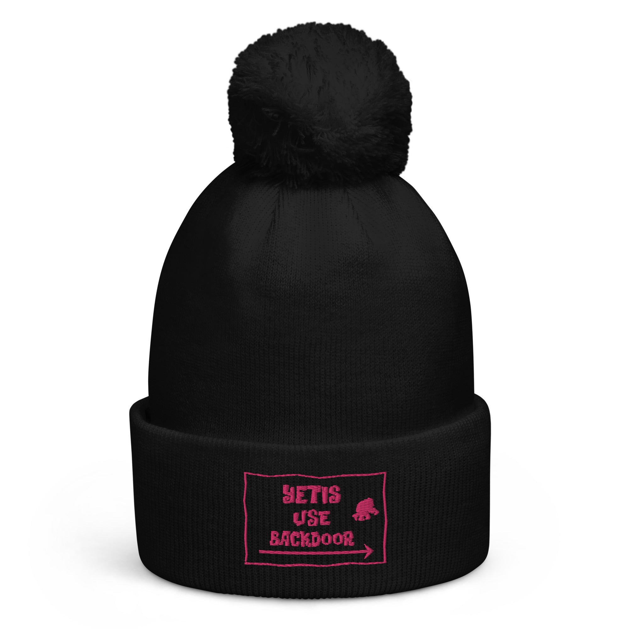 Pom pom beanie Yetis use backdoor Flamingo