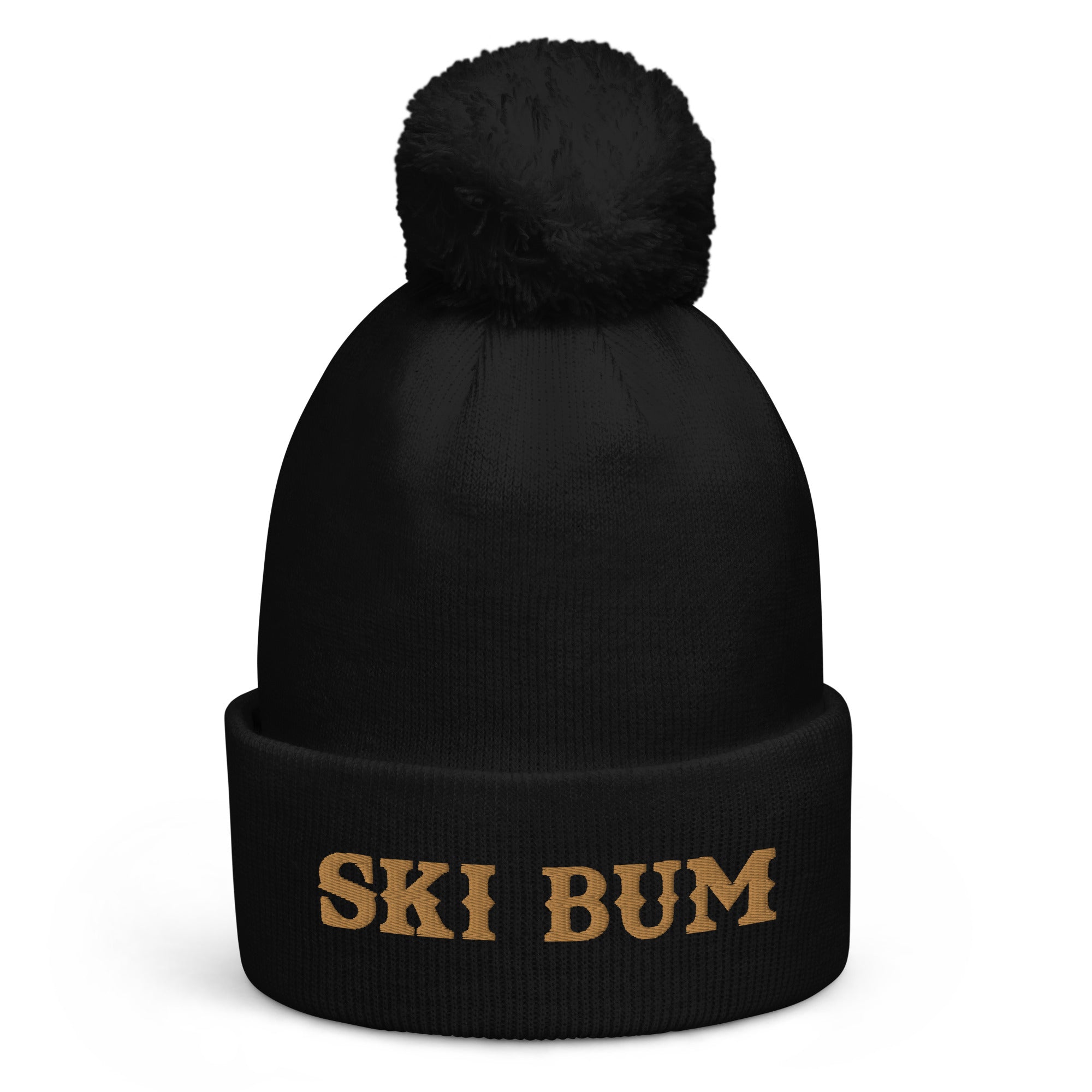 Bonnet à pompon Ski Bum Old Gold