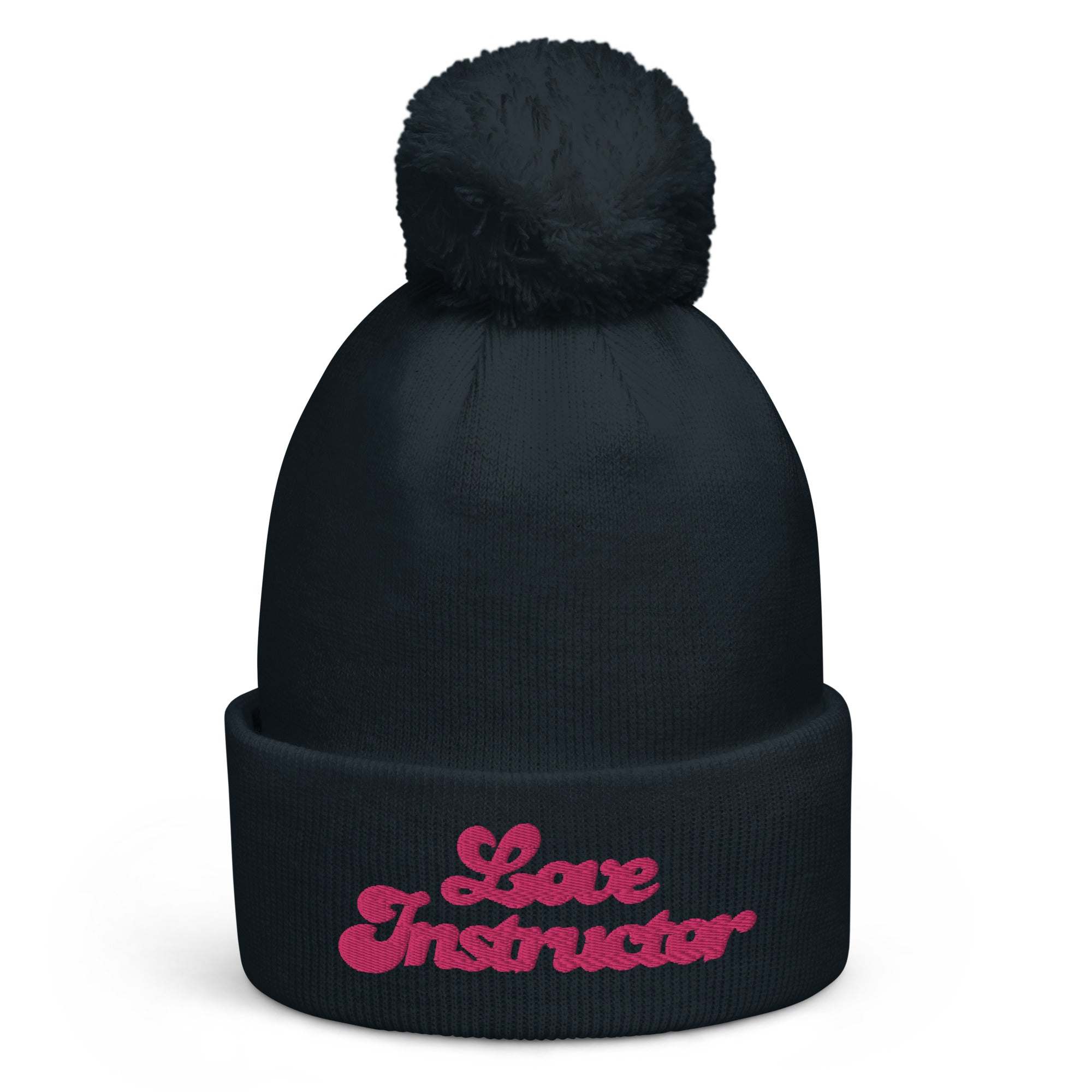 Pom pom beanie Love Instructor Flamingo