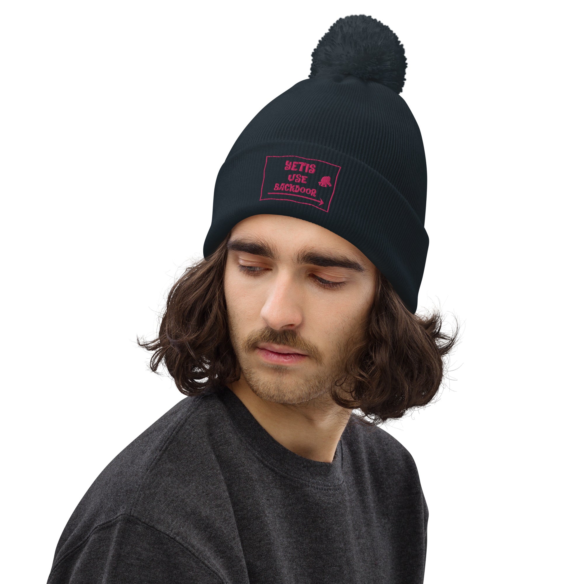 Pom pom beanie Yetis use backdoor Flamingo