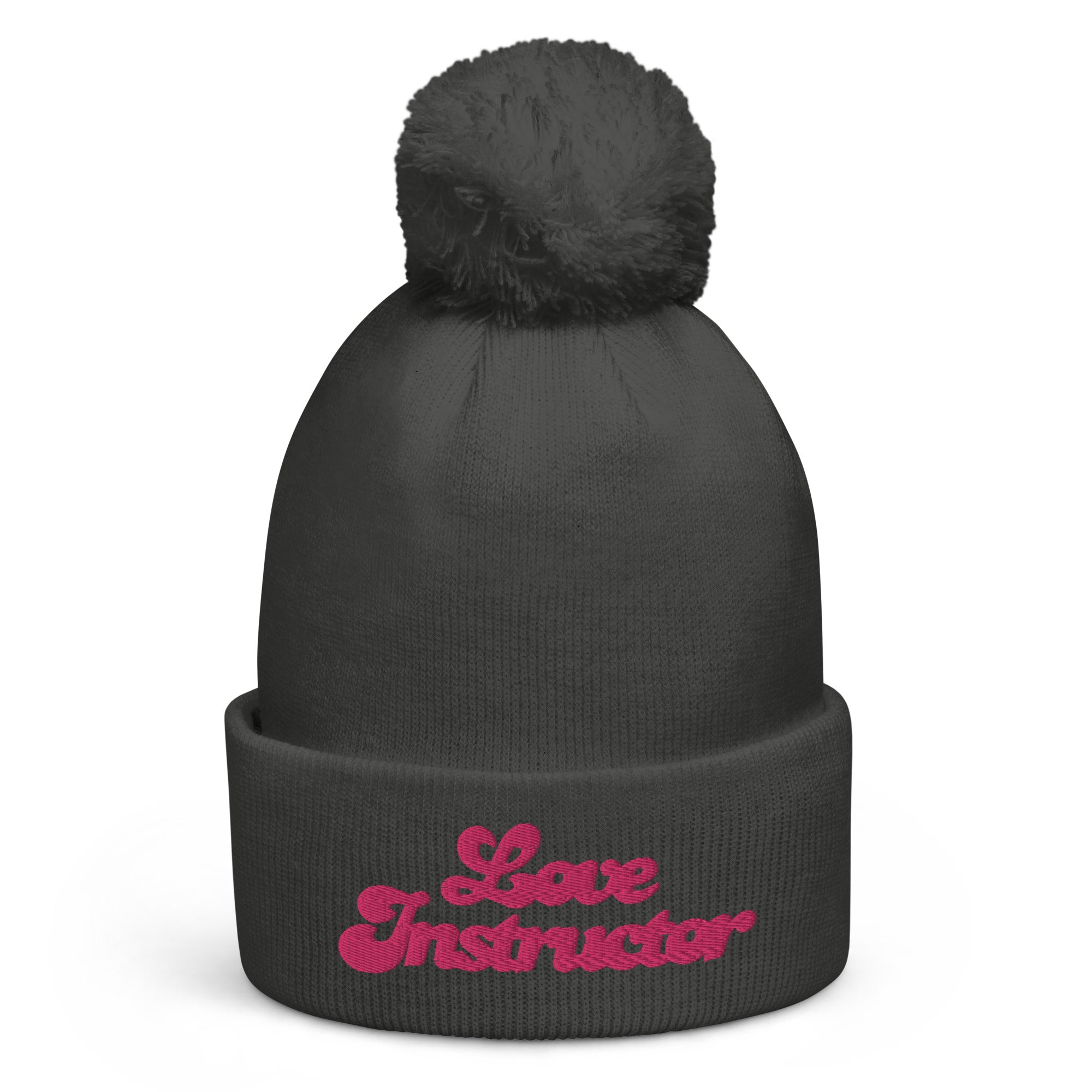 Pom pom beanie Love Instructor Flamingo