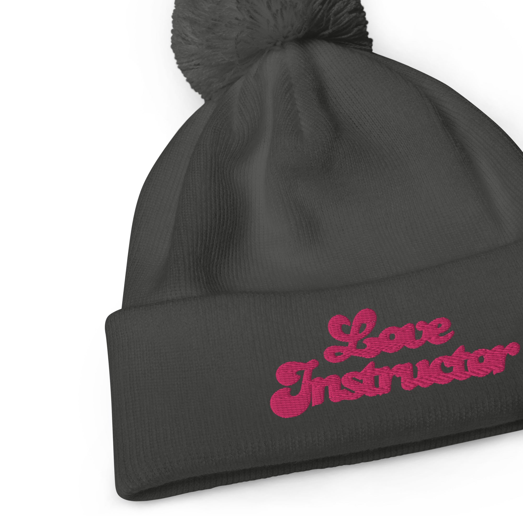 Pom pom beanie Love Instructor Flamingo