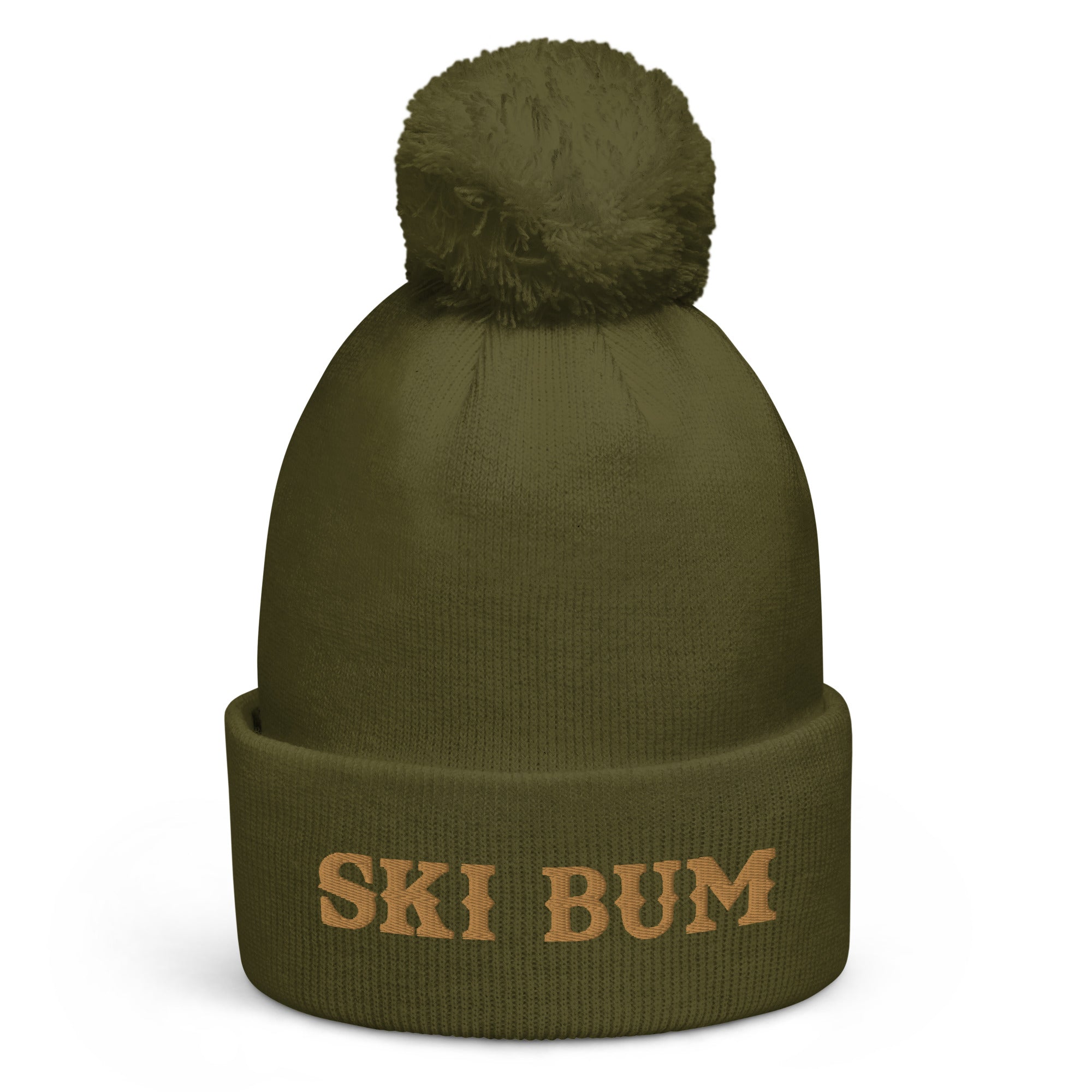 Bonnet à pompon Ski Bum Old Gold