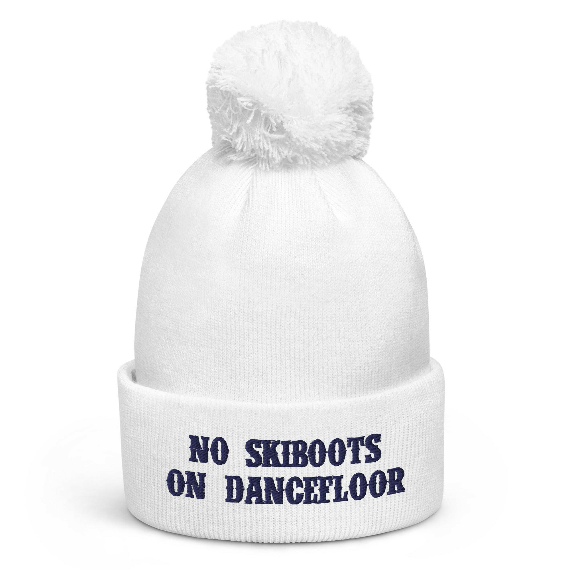 Pom pom beanie No Skiboots on Dancefloor Navy