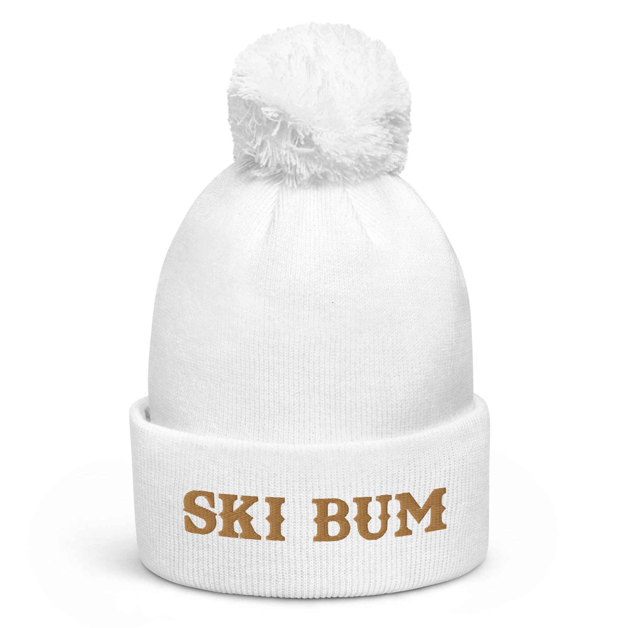 Bonnet à pompon Ski Bum Old Gold